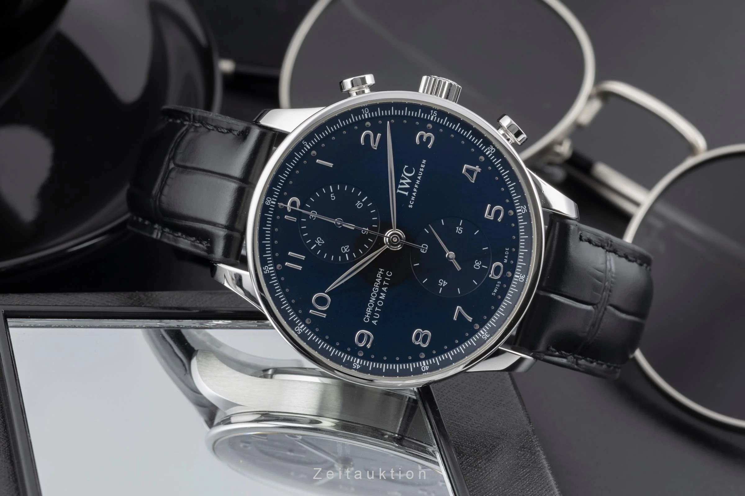 IWC Portugieser chronograph steel automatic men's watch IW371609 LP: 9100EUR  [2506663] - Image 3