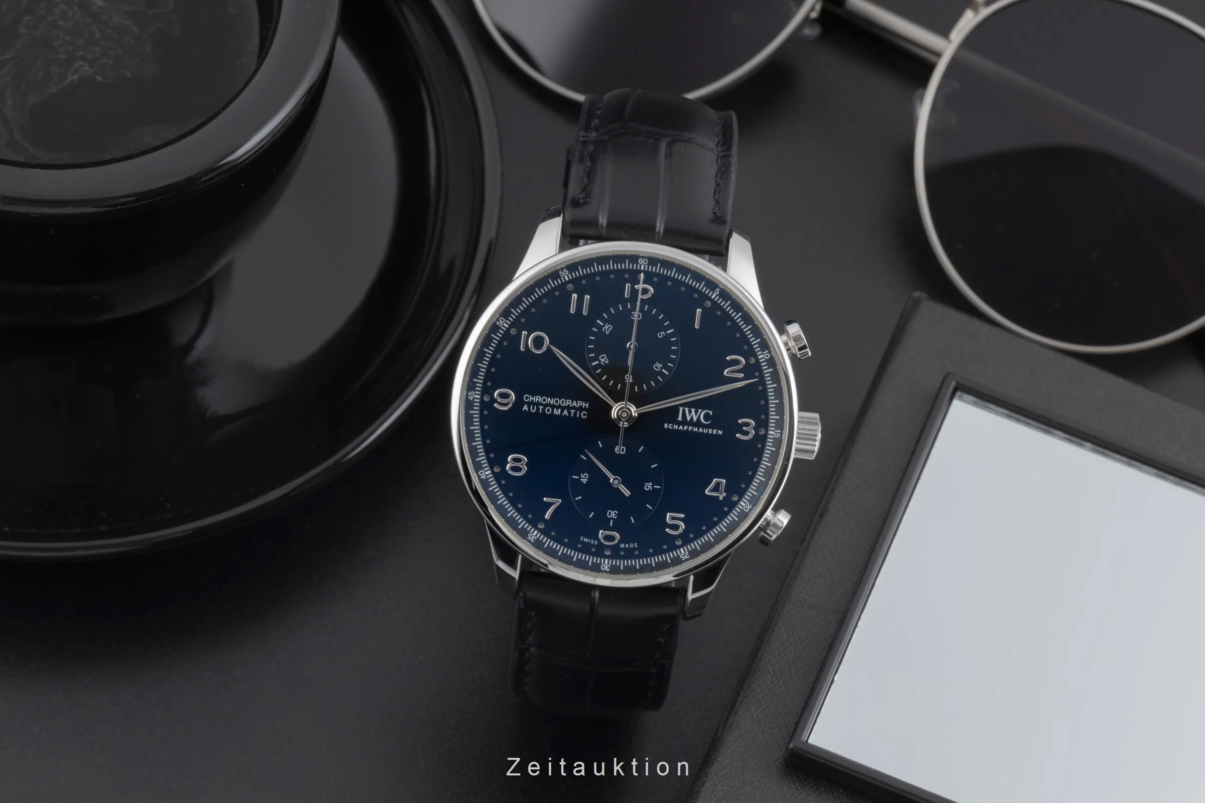 IWC Portugieser chronograph steel automatic men's watch IW371609 LP: 9100EUR  [2506663] - Image 4