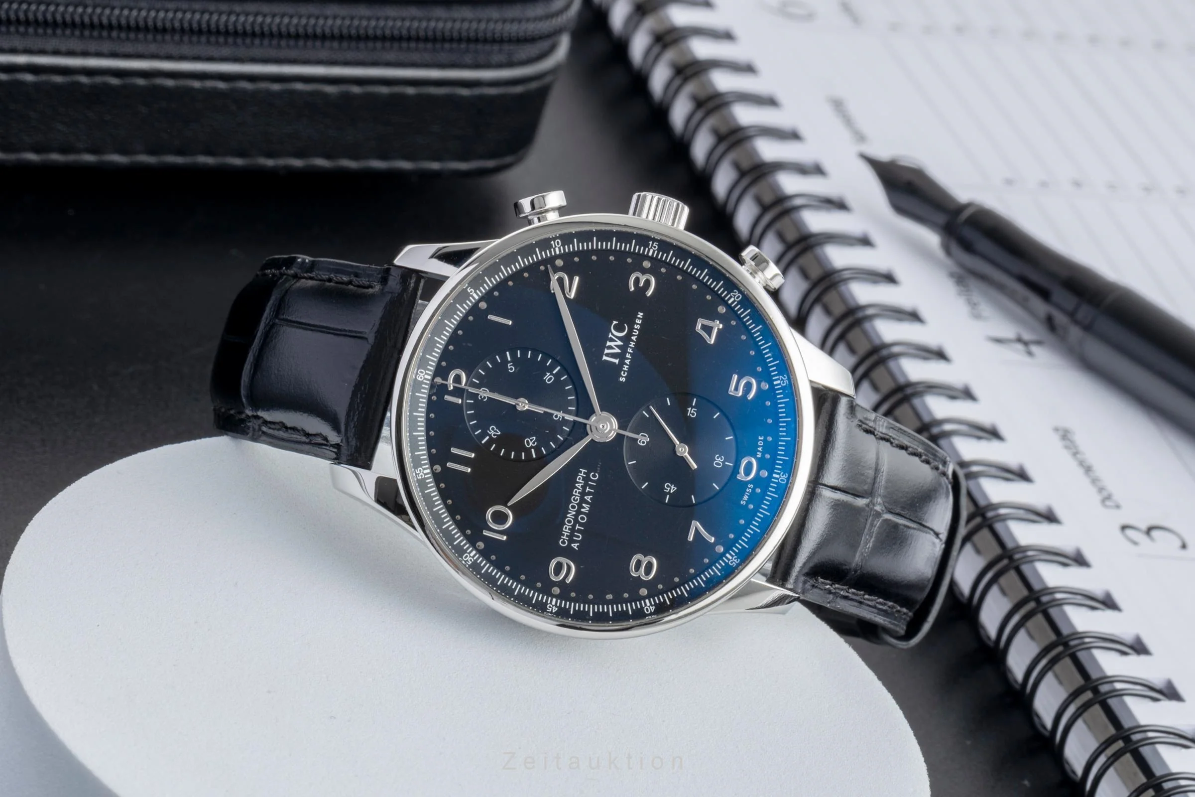 IWC Portugieser chronograph steel automatic men's watch IW371609 LP: 9100EUR  [2600010] - Image 3