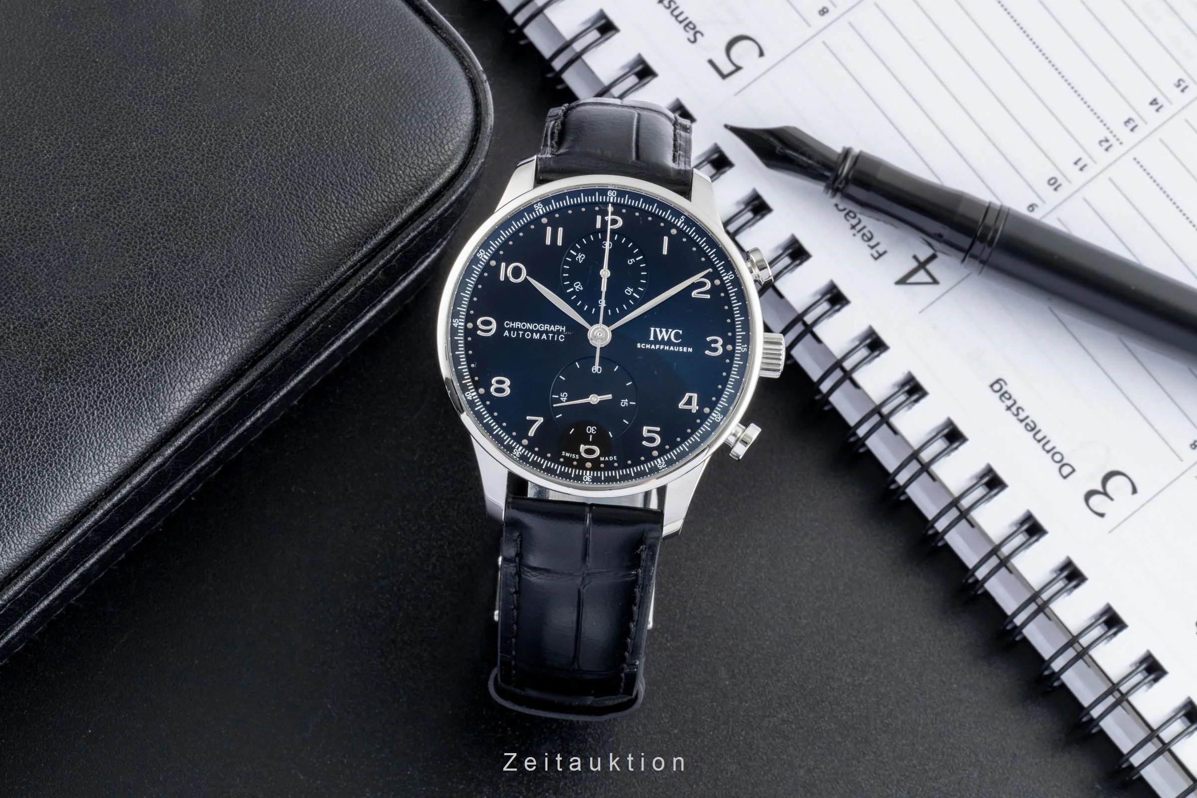 IWC Portugieser chronograph steel automatic men's watch IW371609 LP: 9100EUR  [2600010] - Image 4