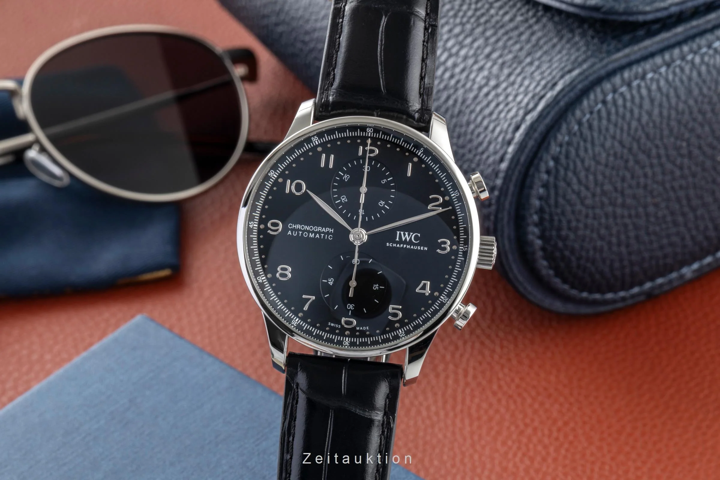 IWC Portugieser chronograph steel automatic men's watch IW371609 LP: 9100EUR  [2600701] - Image 2