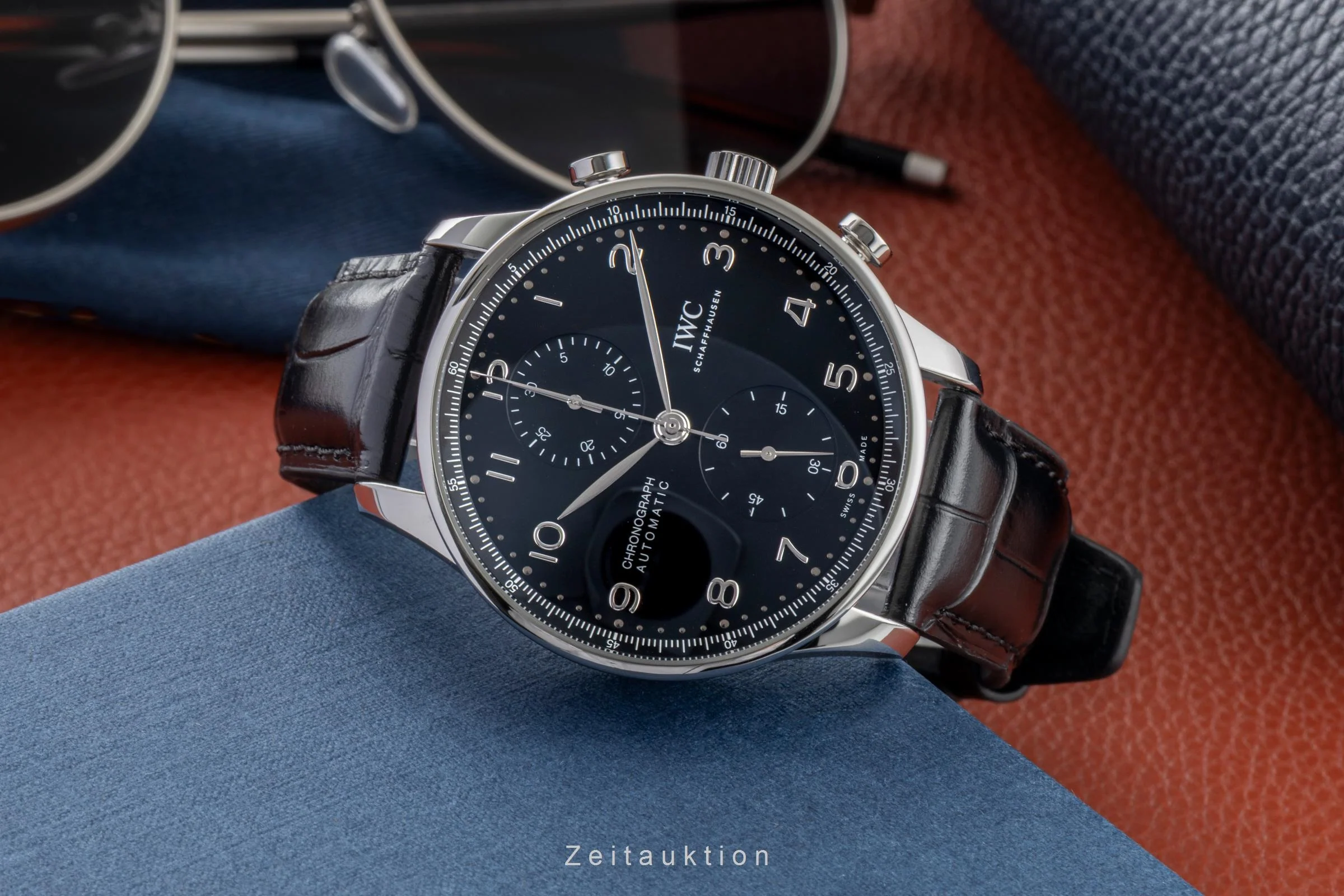 IWC Portugieser chronograph steel automatic men's watch IW371609 LP: 9100EUR  [2600701] - Image 3