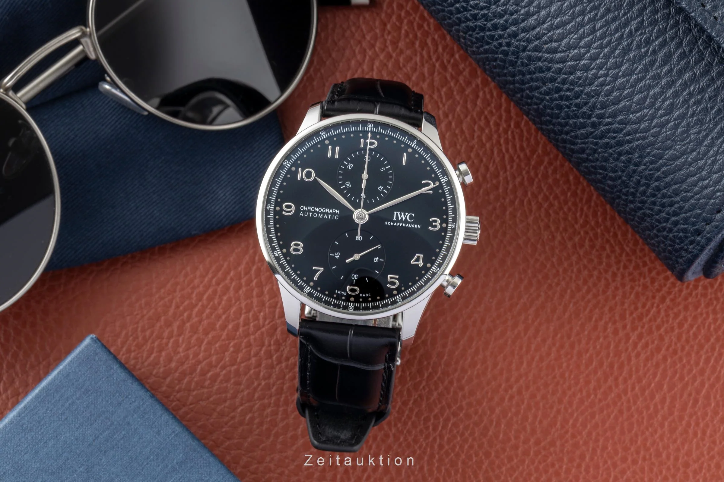 IWC Portugieser chronograph steel automatic men's watch IW371609 LP: 9100EUR  [2600701] - Image 4