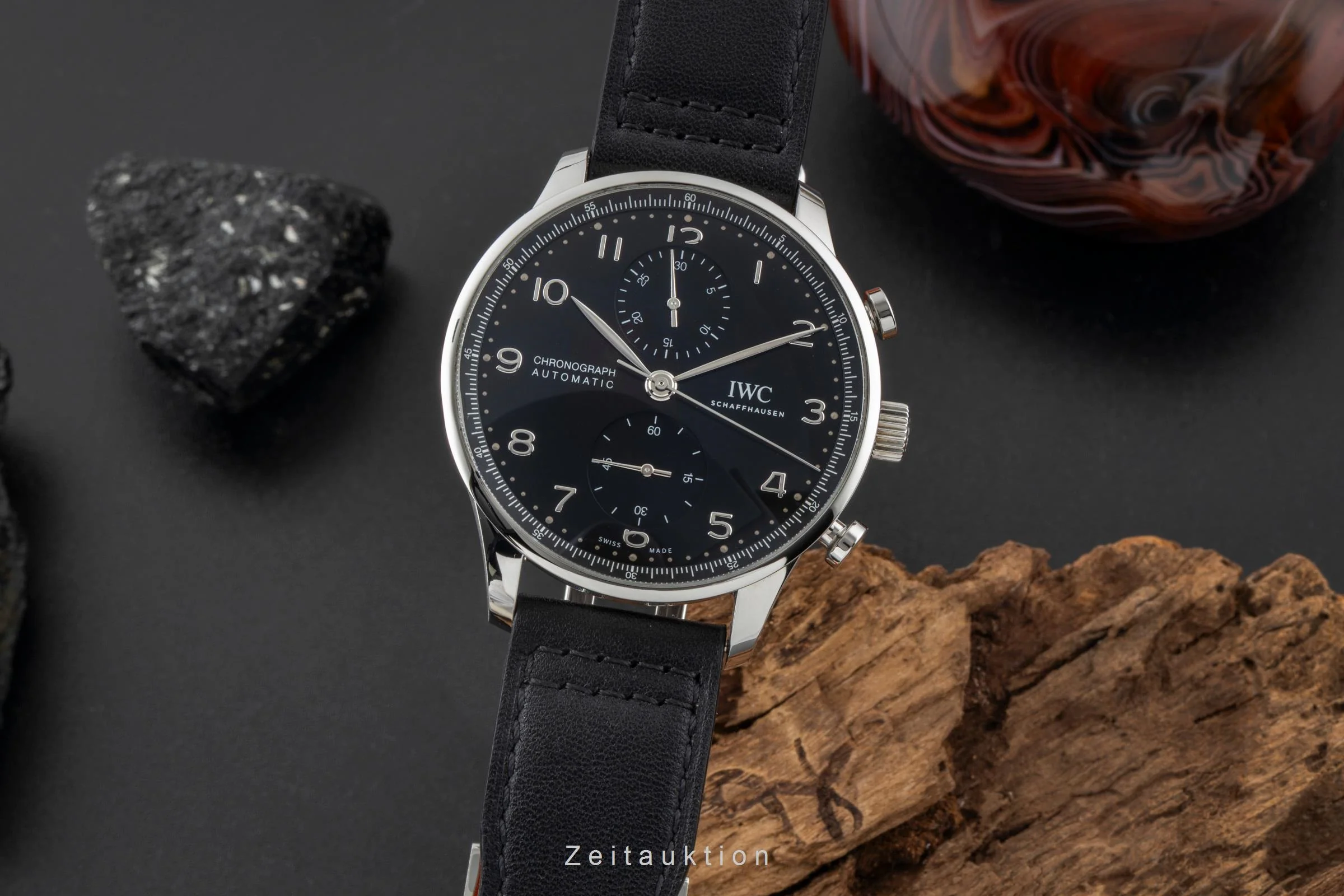 IWC Portugieser chronograph steel automatic men's watch IW371609 LP: 9100EUR  [2600941] - Image 2