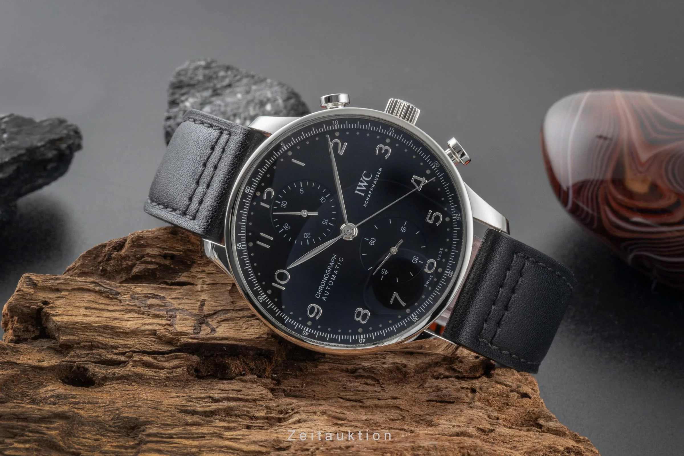IWC Portugieser chronograph steel automatic men's watch IW371609 LP: 9100EUR  [2600941] - Image 3
