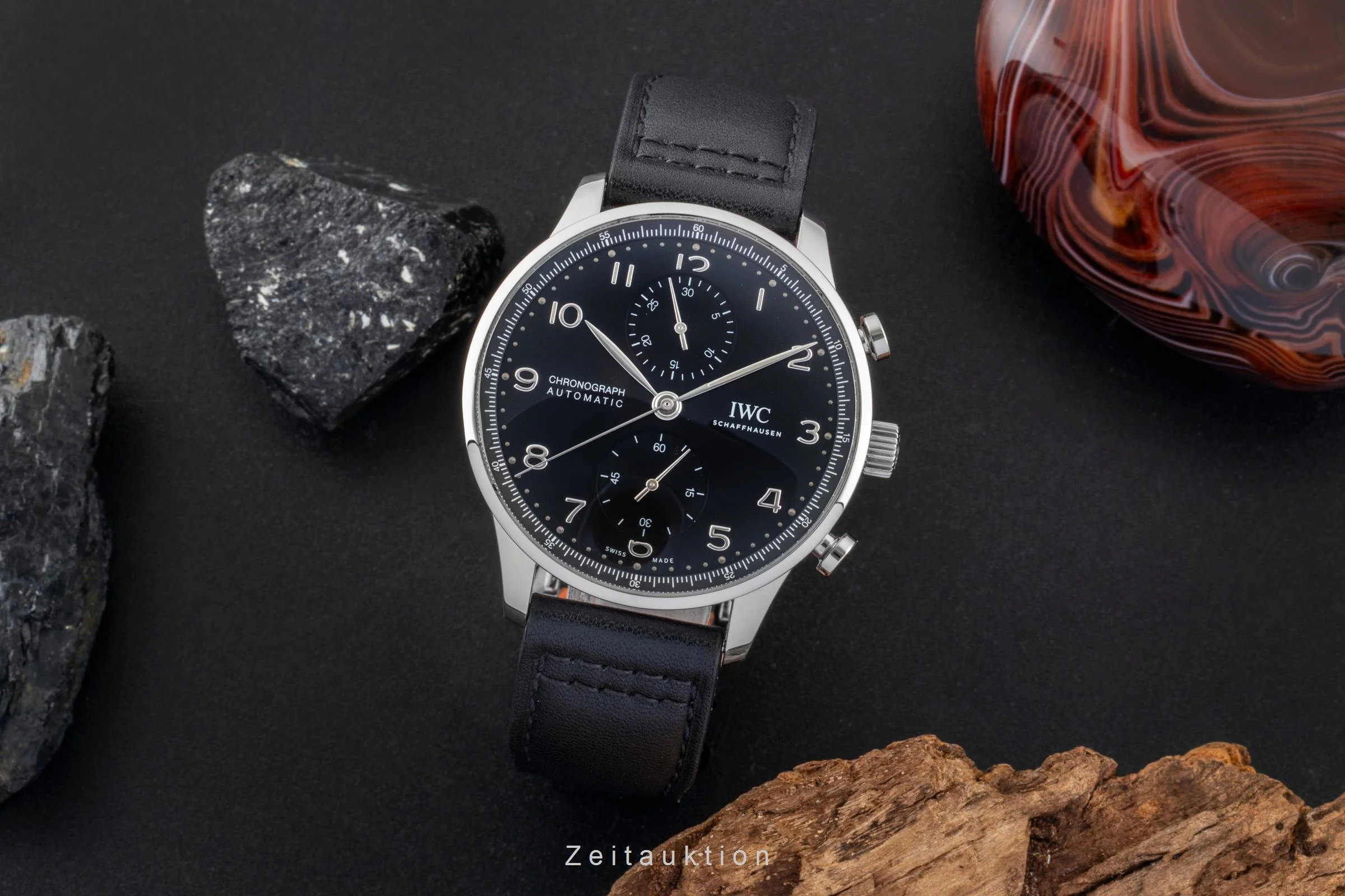 IWC Portugieser chronograph steel automatic men's watch IW371609 LP: 9100EUR  [2600941] - Image 4