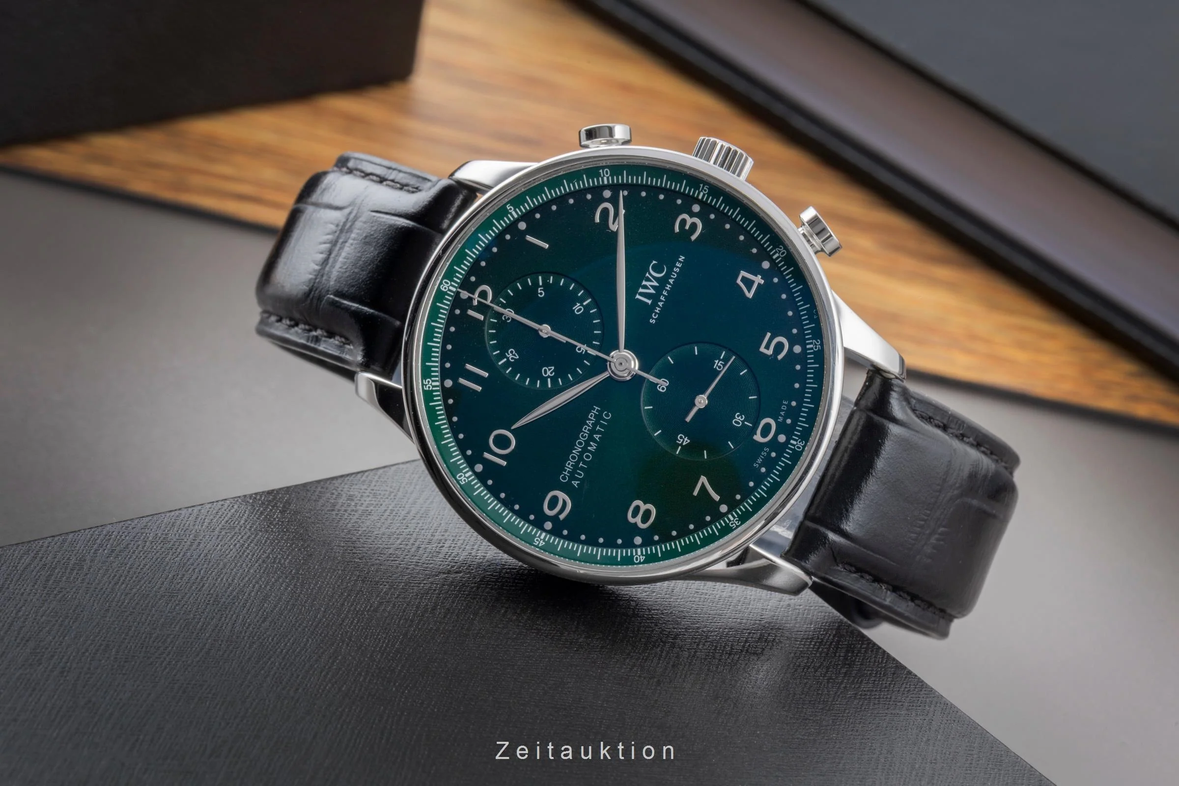 IWC Portugieser chronograph steel automatic men's watch IW371615 LP: 9100EUR  [2505475] - Image 3