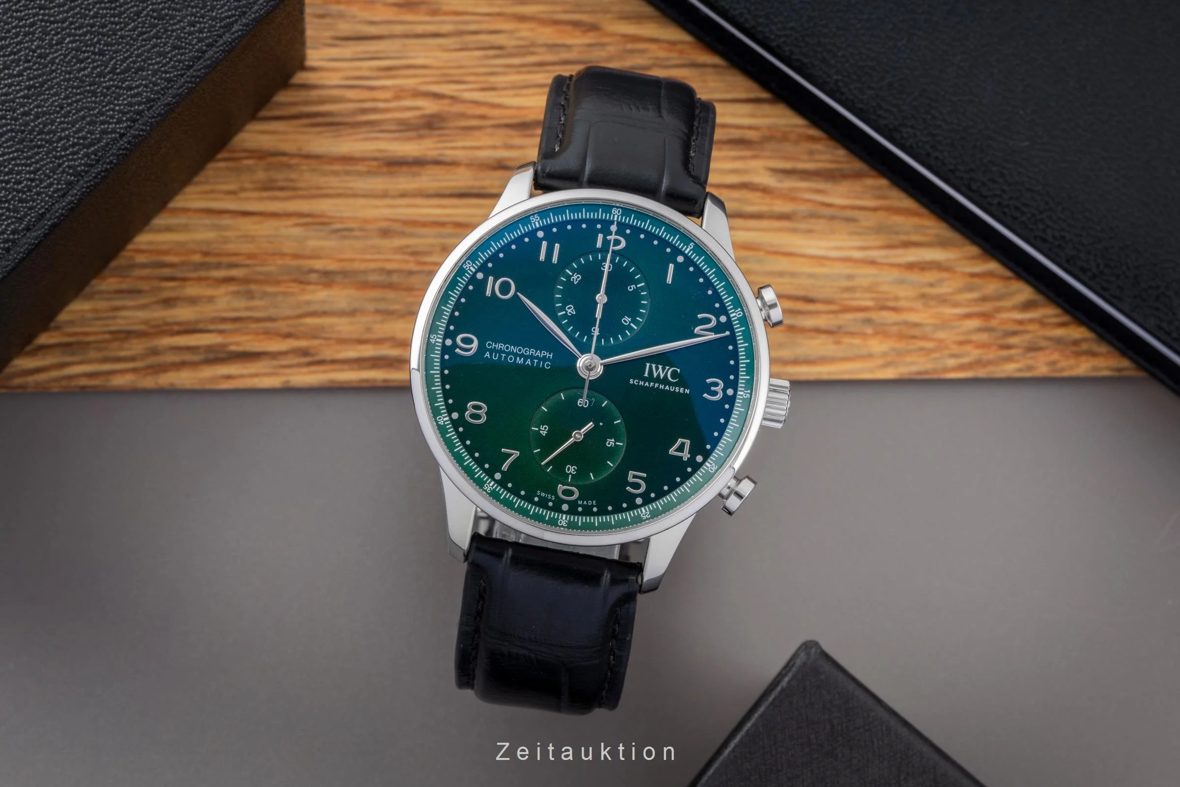 IWC Portugieser chronograph steel automatic men's watch IW371615 LP: 9100EUR  [2505475] - Image 4