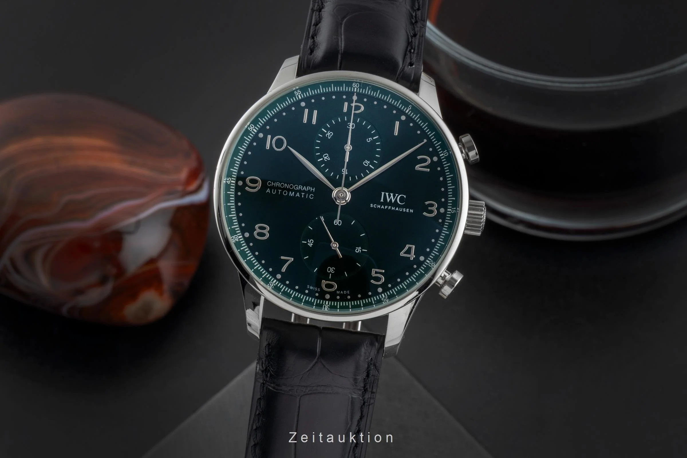 IWC Portugieser chronograph steel automatic men's watch IW371615 LP: 9100EUR  [2506803] - Image 2
