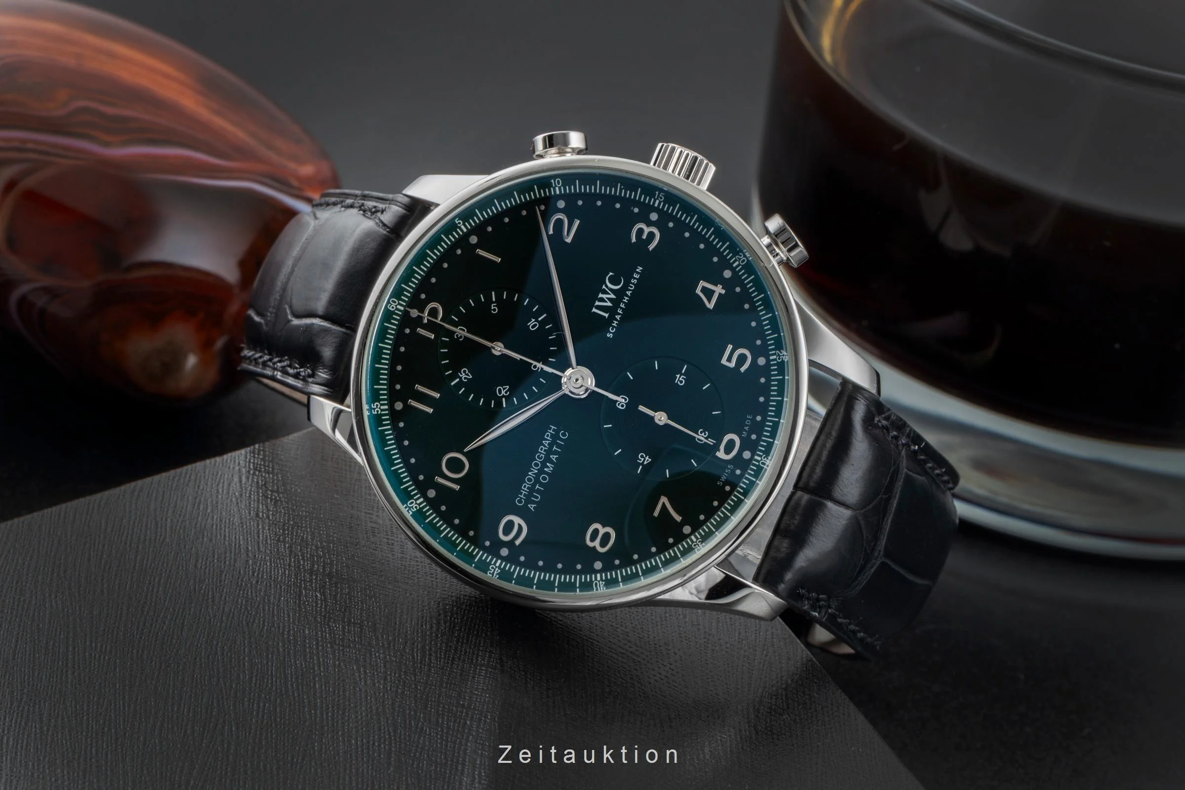 IWC Portugieser chronograph steel automatic men's watch IW371615 LP: 9100EUR  [2506803] - Image 3