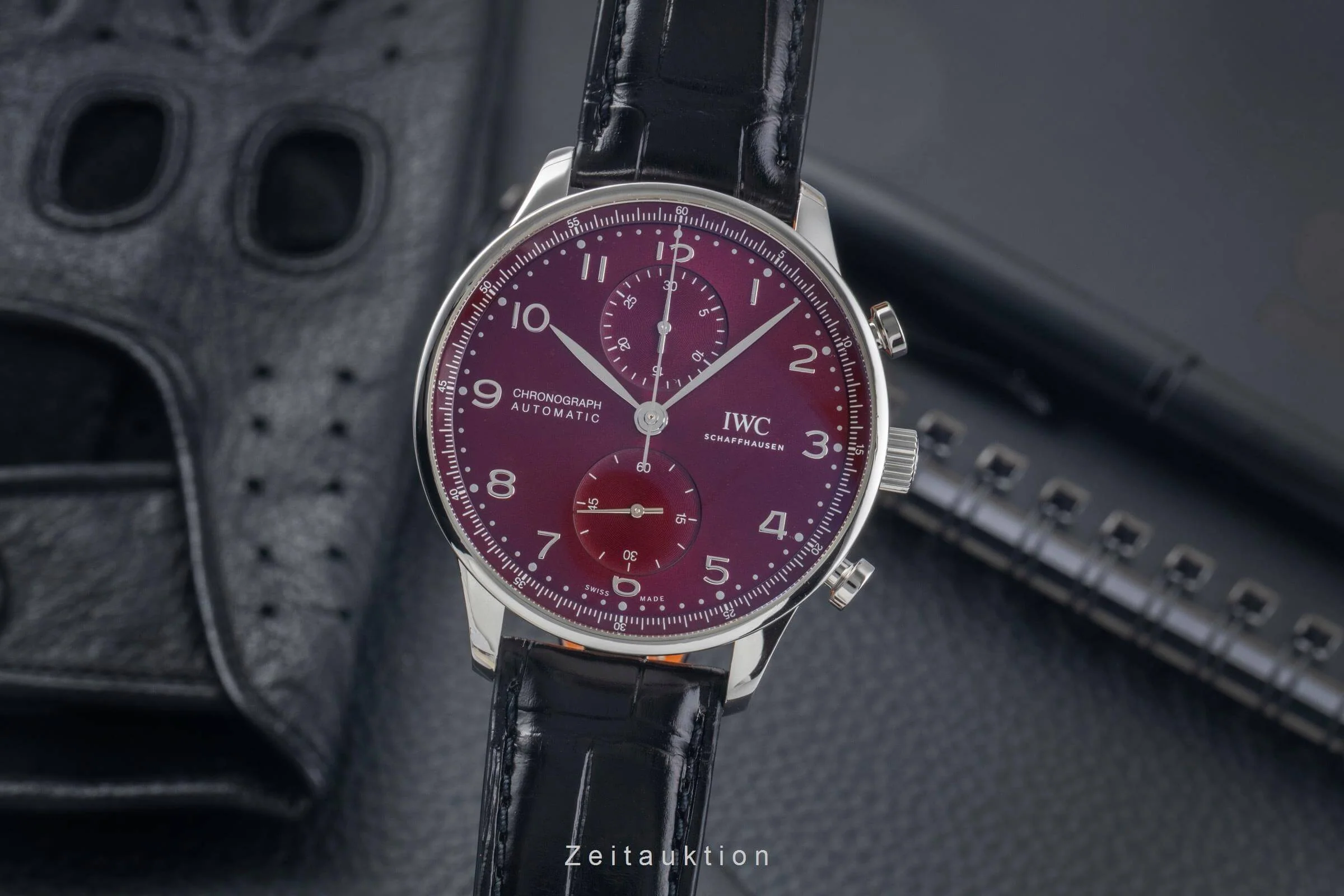 IWC Portugieser chronograph steel automatic men's watch IW371616 LP: 9100EUR  [2501269] - Image 2