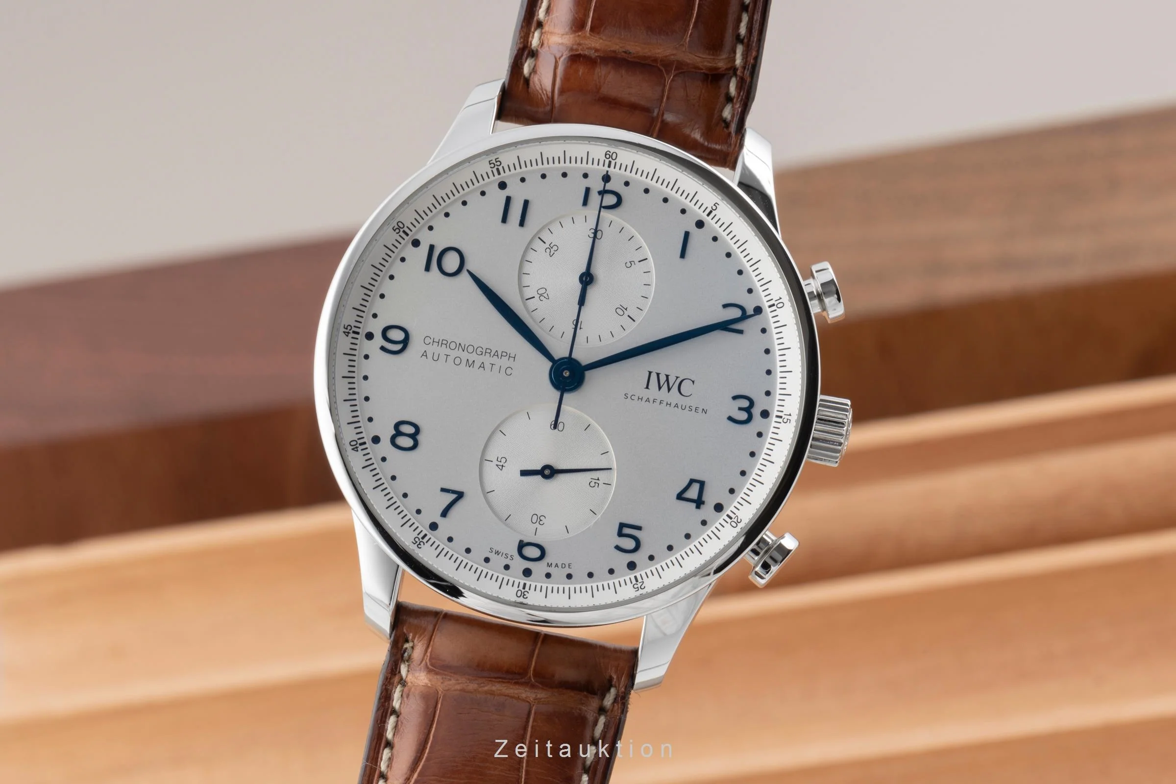 IWC Portugieser chronograph steel automatic men's watch IW371617 LP: 10100EUR  [2506629] - Image 2