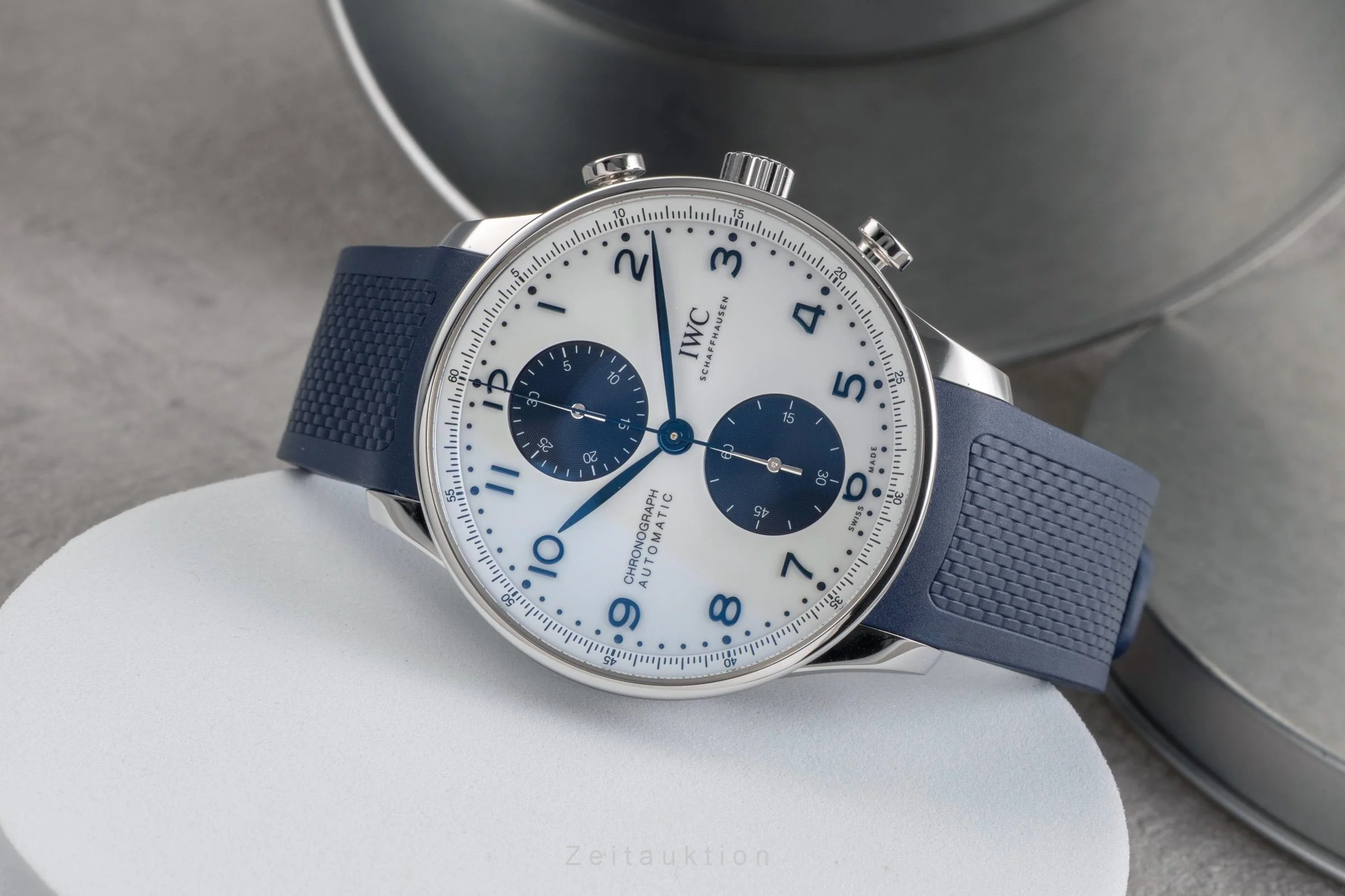 IWC Portugieser chronograph steel automatic men's watch IW371620 LP: 9100EUR  [2503630] - Image 3