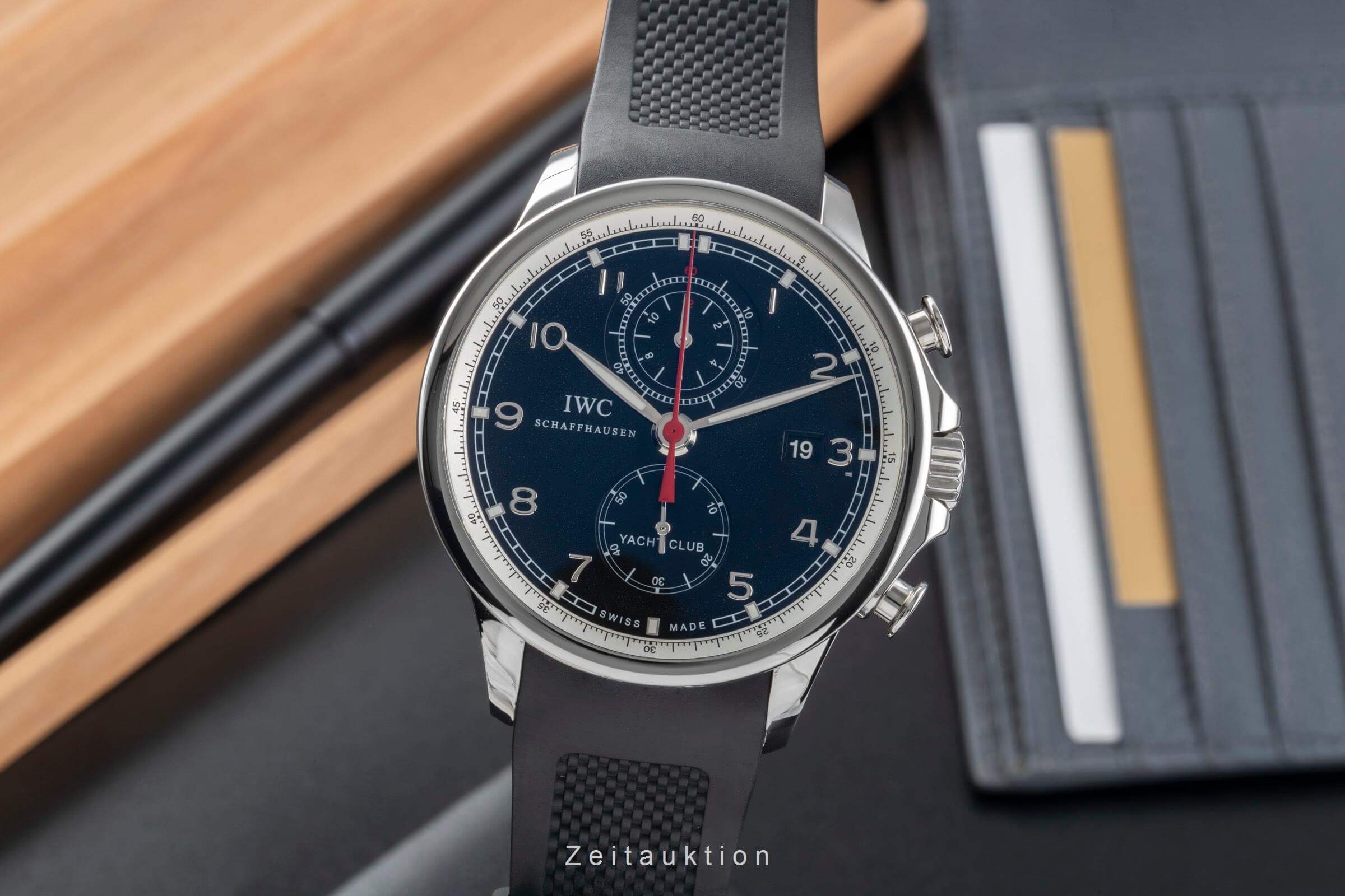 IWC Portugieser chronograph steel automatic men's watch IW390210 LP: 12900EUR  [2500063] - Image 2
