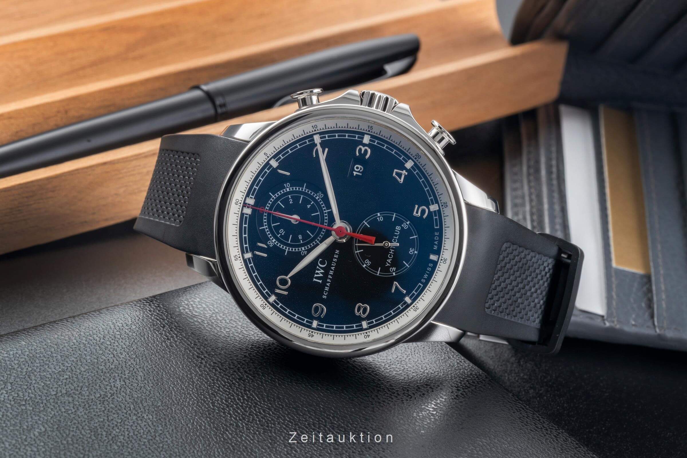IWC Portugieser chronograph steel automatic men's watch IW390210 LP: 12900EUR  [2500063] - Image 3