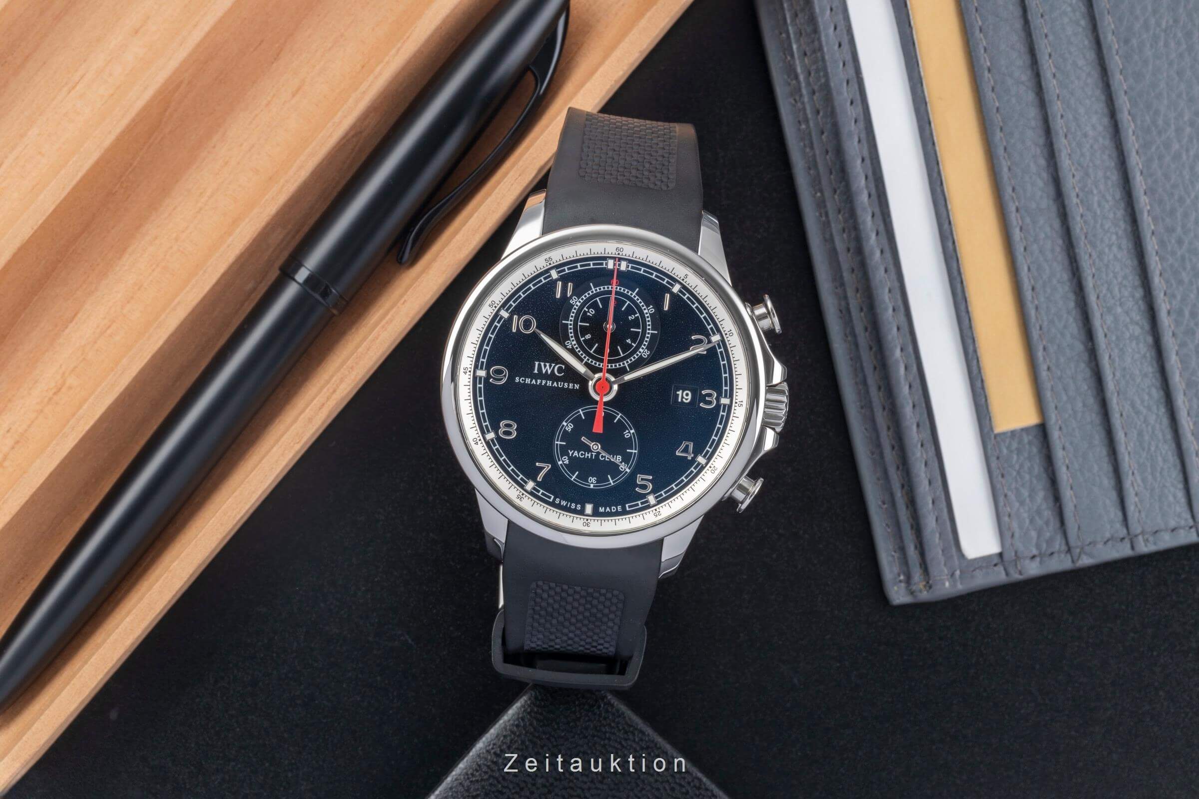 IWC Portugieser chronograph steel automatic men's watch IW390210 LP: 12900EUR  [2500063] - Image 4