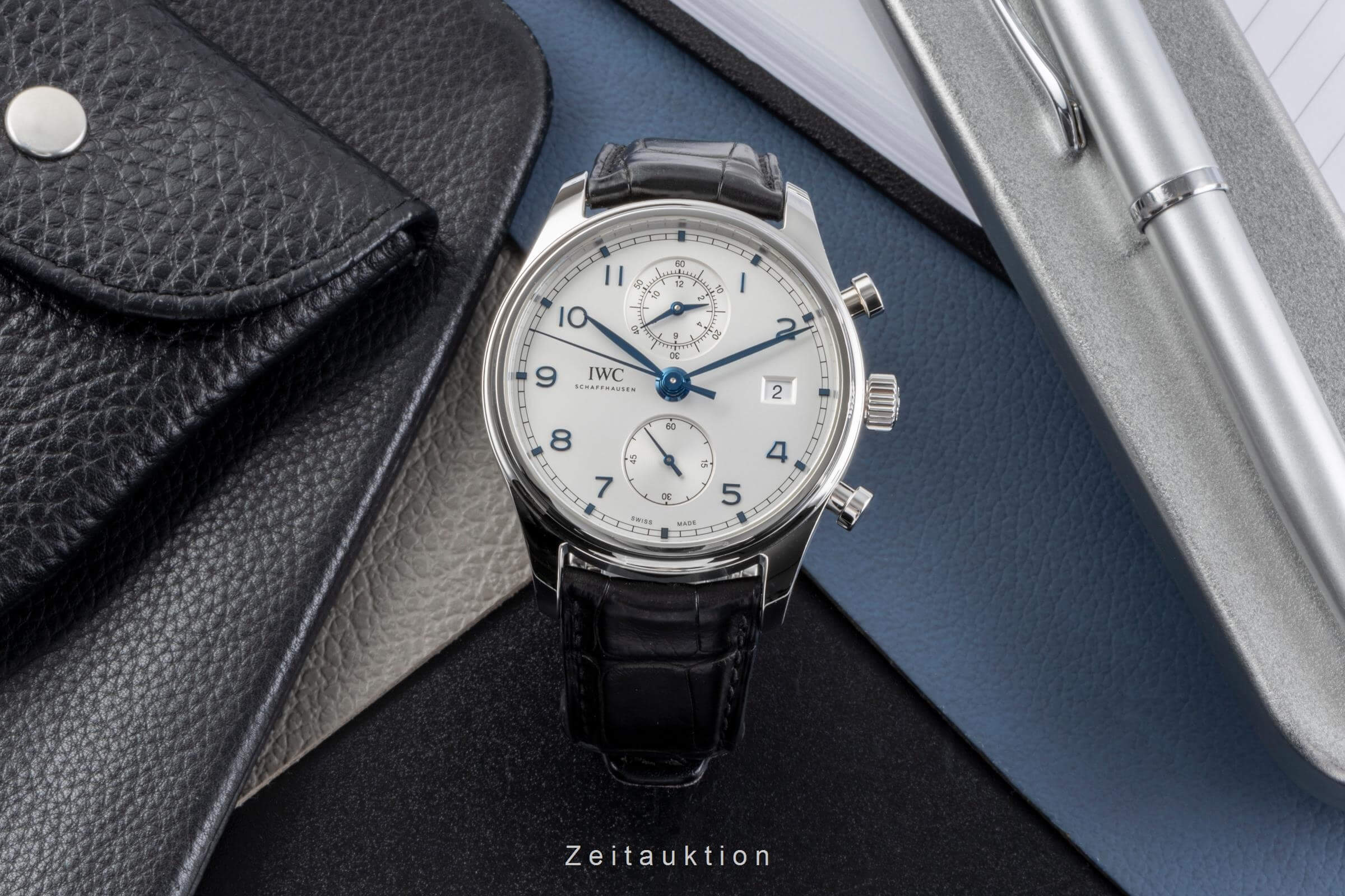 IWC Portugieser chronograph steel automatic men's watch IW390302 LP: 9100EUR  [2502264] - Image 4