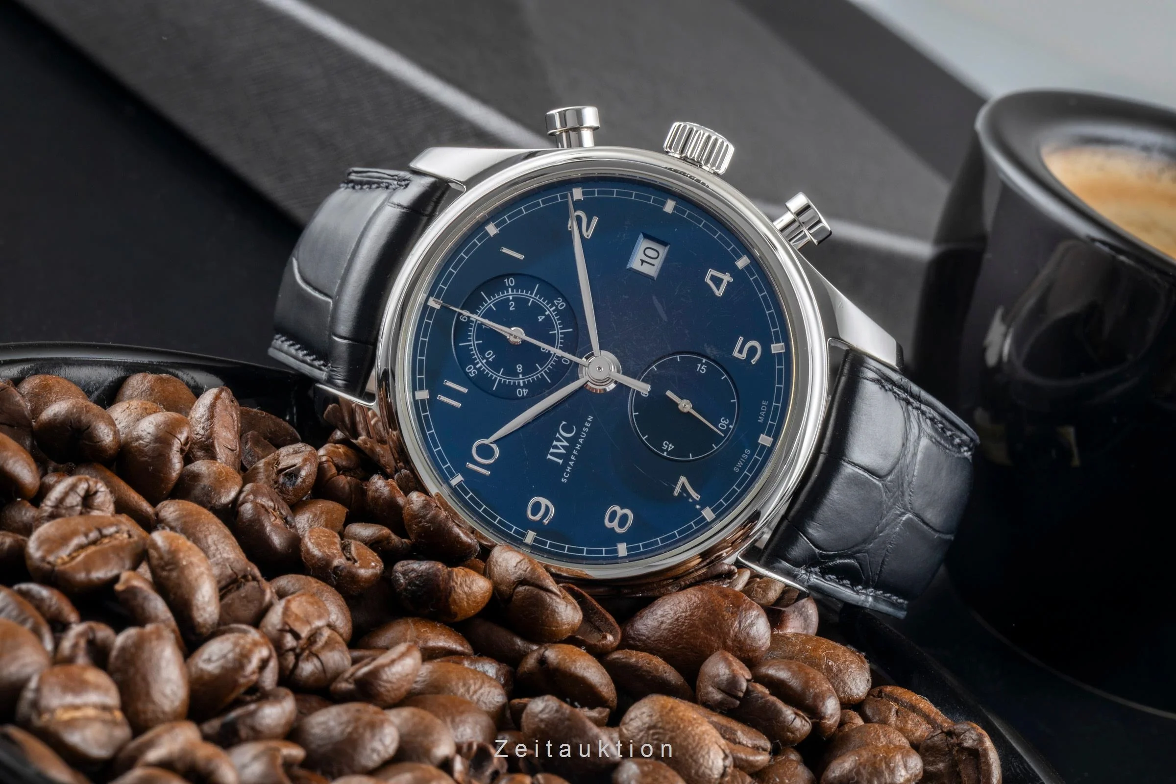 IWC Portugieser chronograph steel automatic men's watch IW390303  [2506282] - Image 3