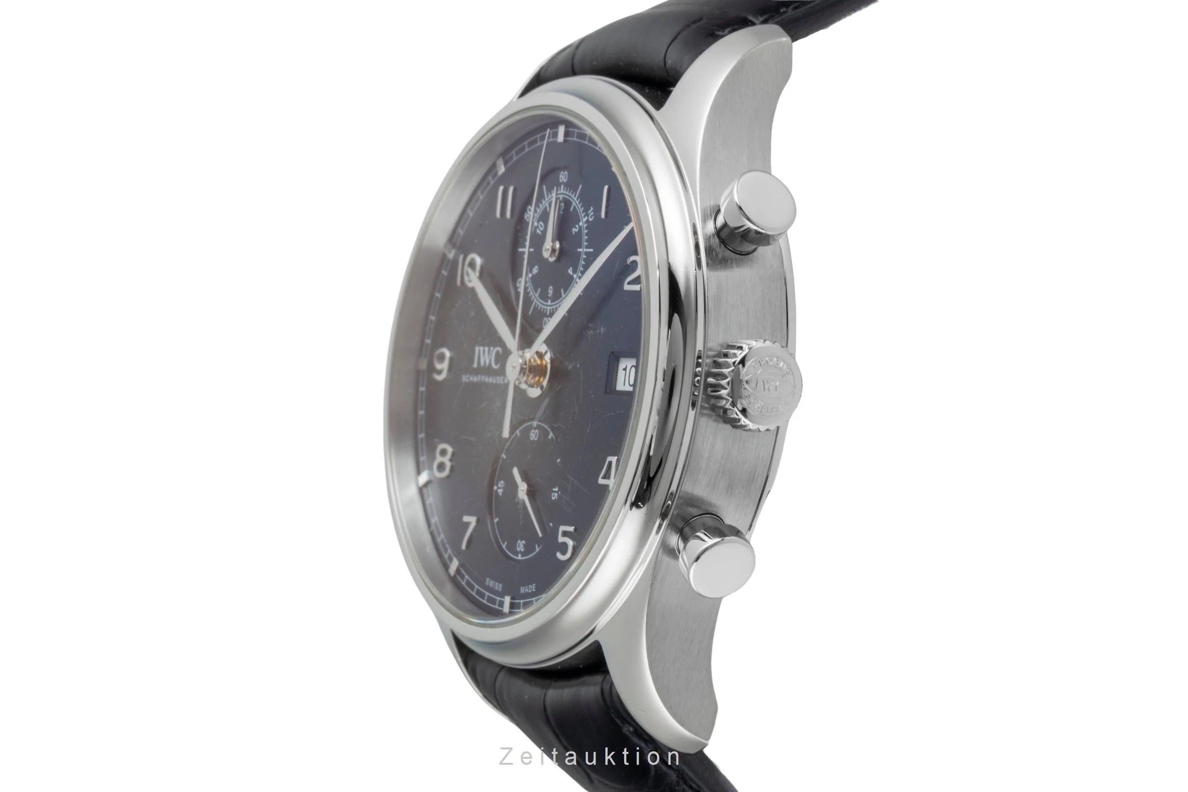 IWC Portugieser chronograph steel automatic men's watch IW390303  [2506282] - Image 7