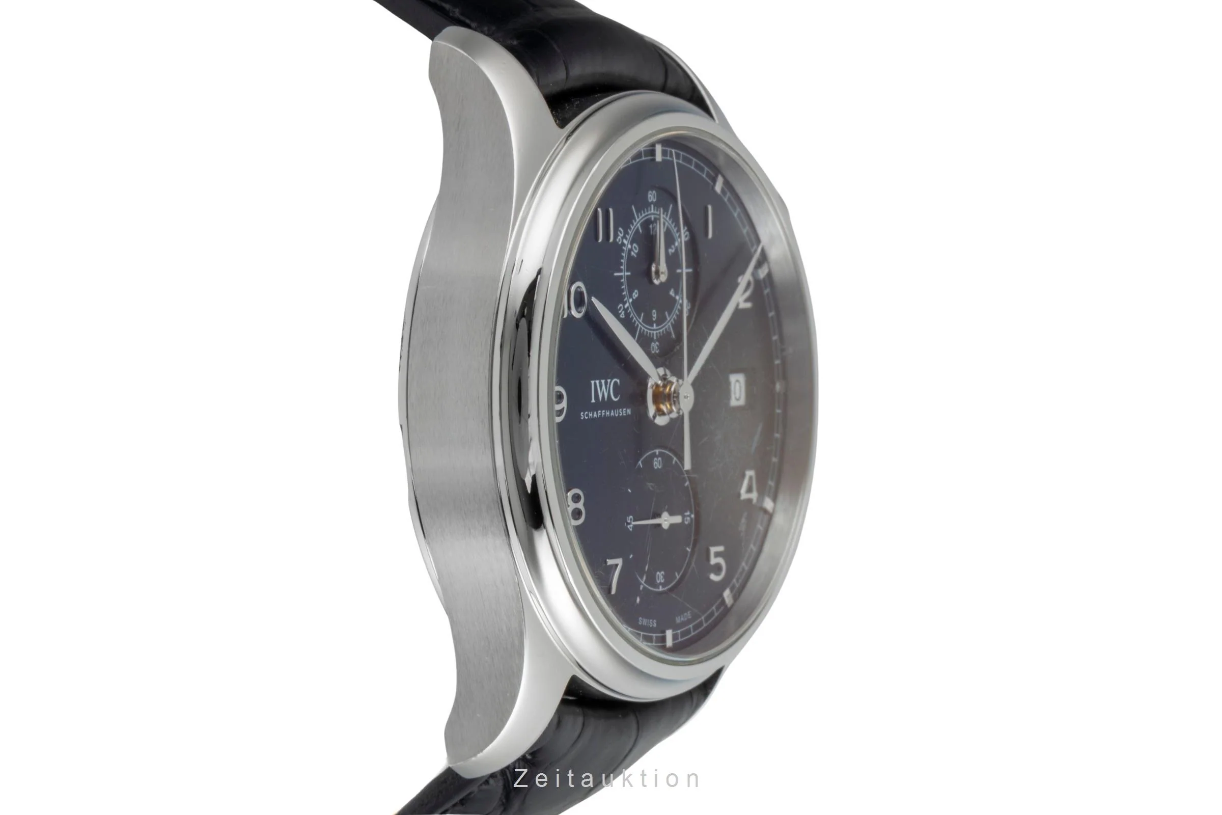 IWC Portugieser chronograph steel automatic men's watch IW390303  [2506282] - Image 8