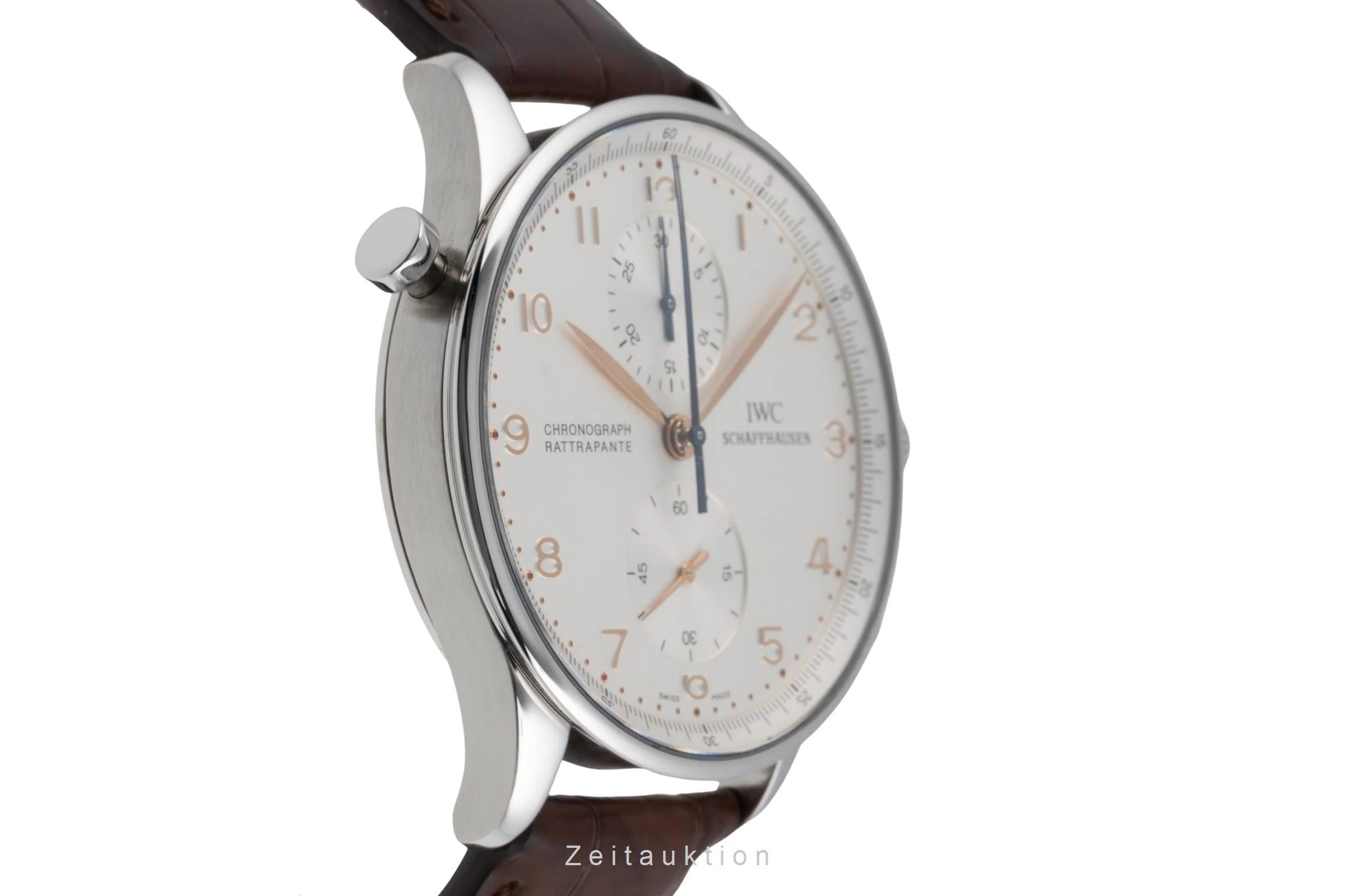 IWC Portugieser chronograph steel manual winding men's watch IW371202  [2505987] - Image 8