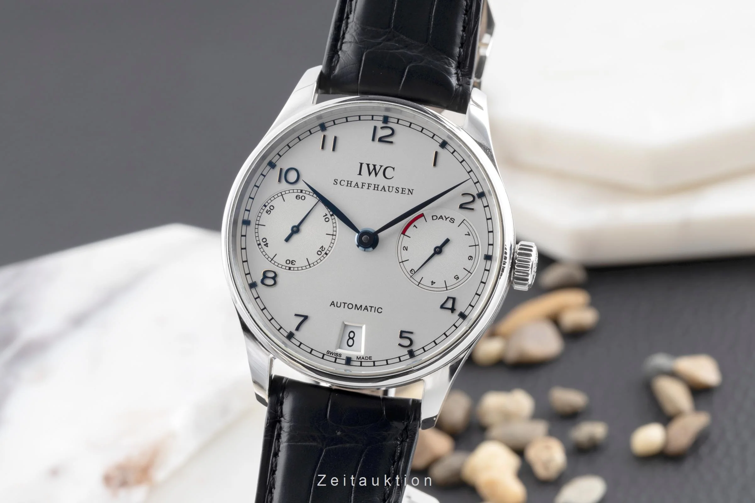 IWC Portugieser steel automatic men's watch IW500107 LP: 14000EUR  [2502561] - Image 2