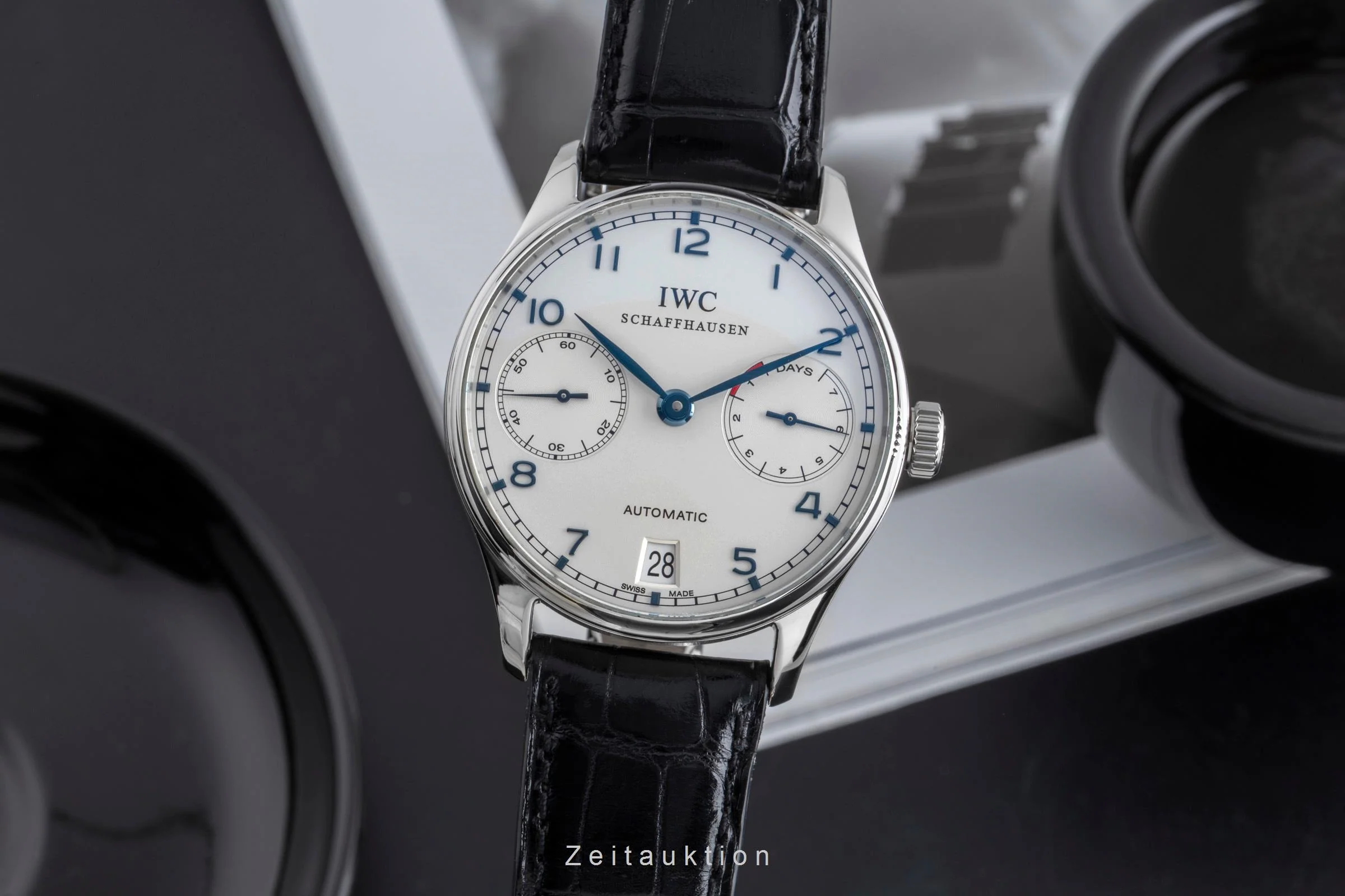 IWC Portugieser steel automatic men's watch IW500107 LP: 14000EUR  [2502689] - Image 2
