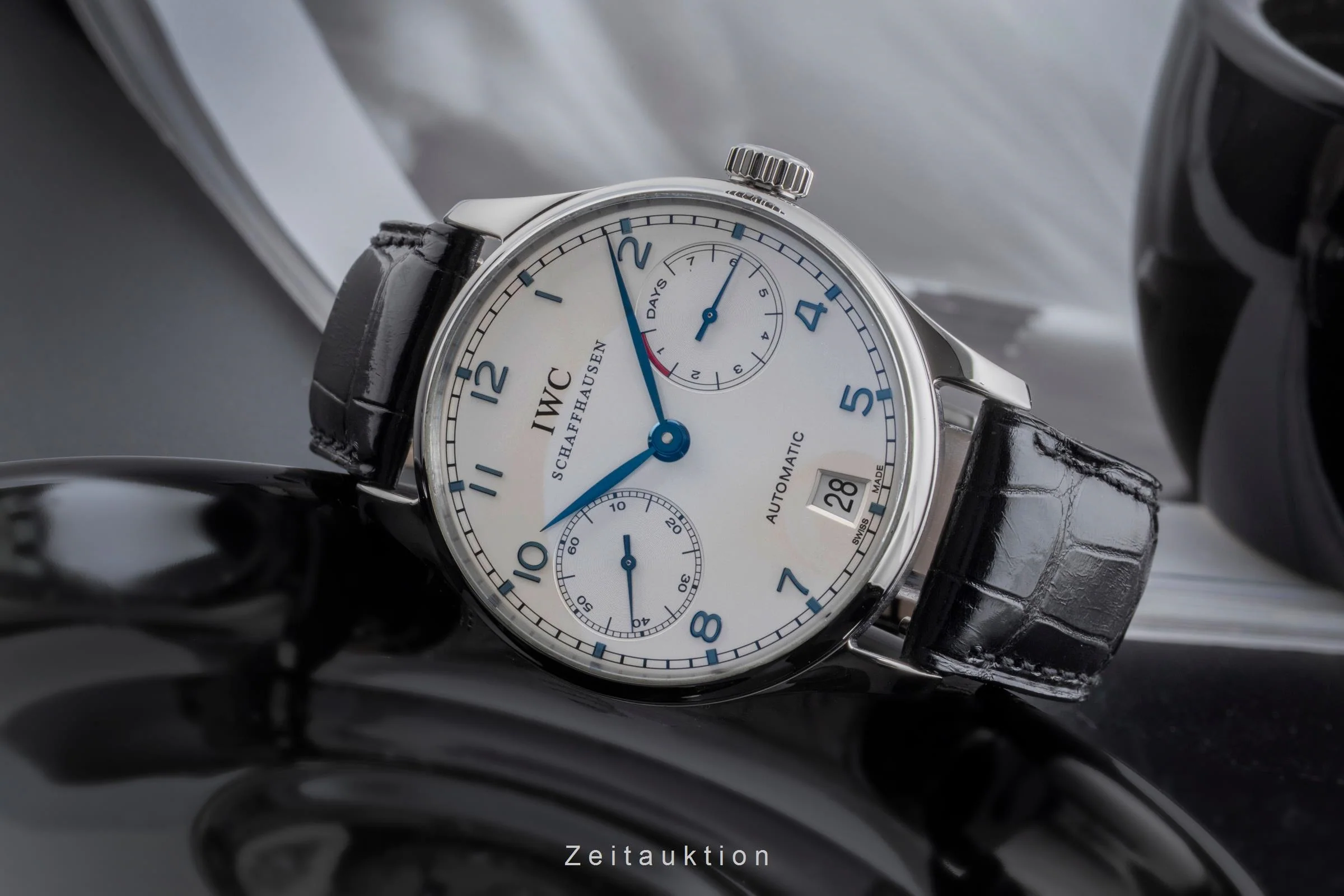 IWC Portugieser steel automatic men's watch IW500107 LP: 14000EUR  [2502689] - Image 3