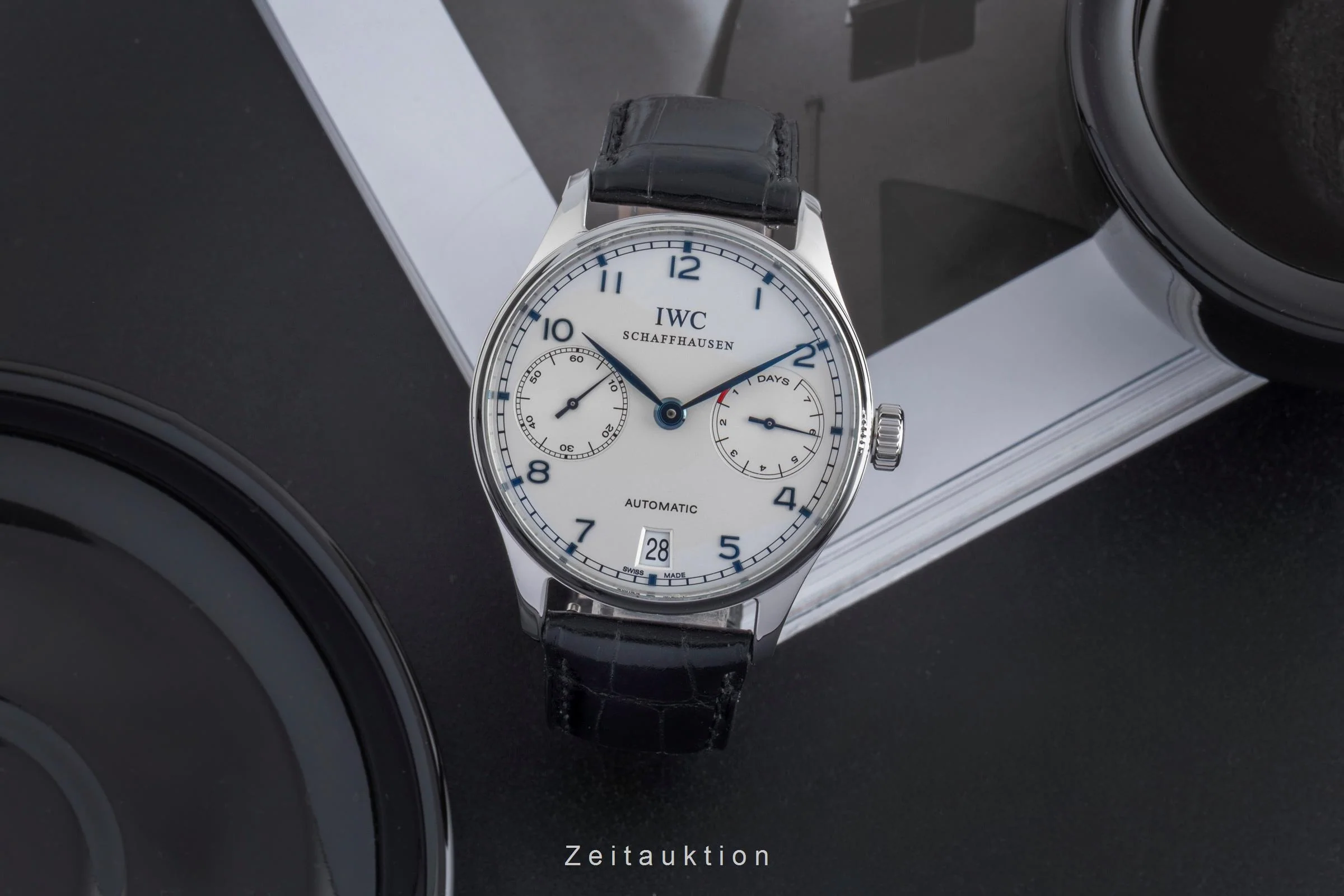 IWC Portugieser steel automatic men's watch IW500107 LP: 14000EUR  [2502689] - Image 4