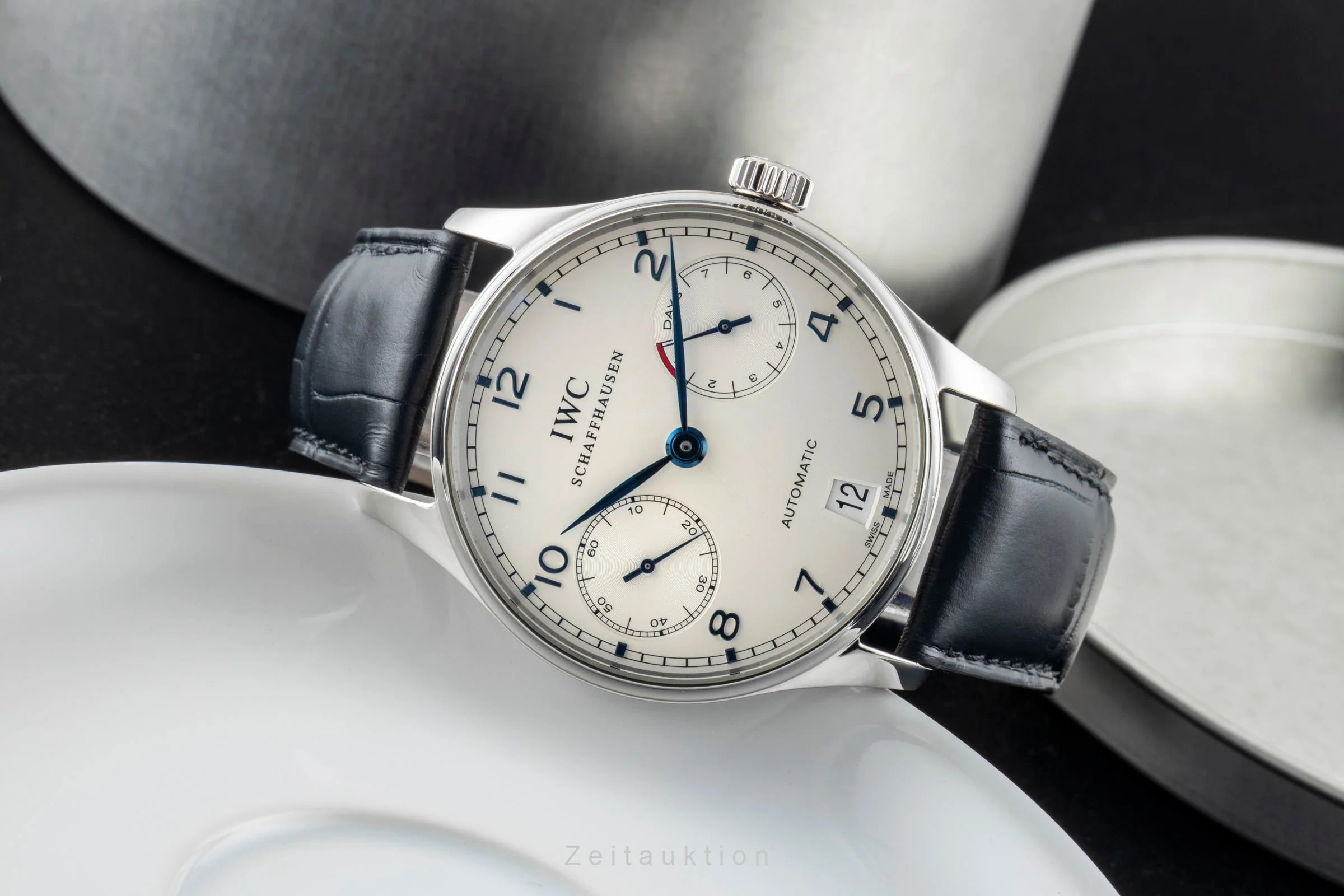 IWC Portugieser steel automatic men's watch IW500107 LP: 14000EUR  [2600805] - Image 3