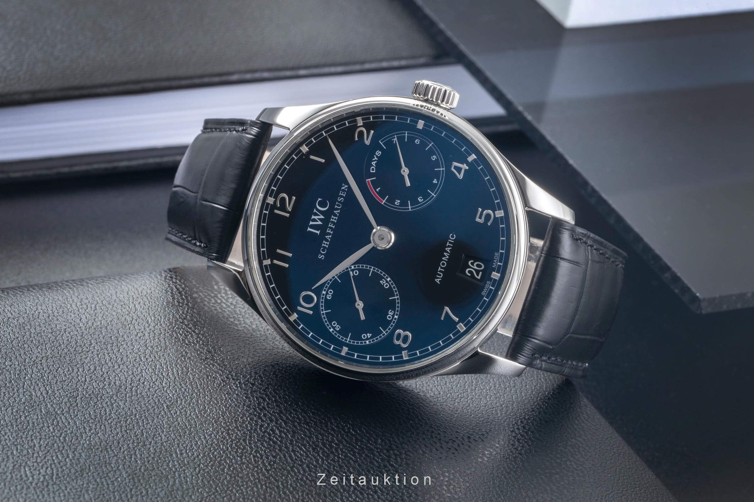 IWC Portugieser steel automatic men's watch IW500109 LP: 14000EUR  [2500657] - Image 3