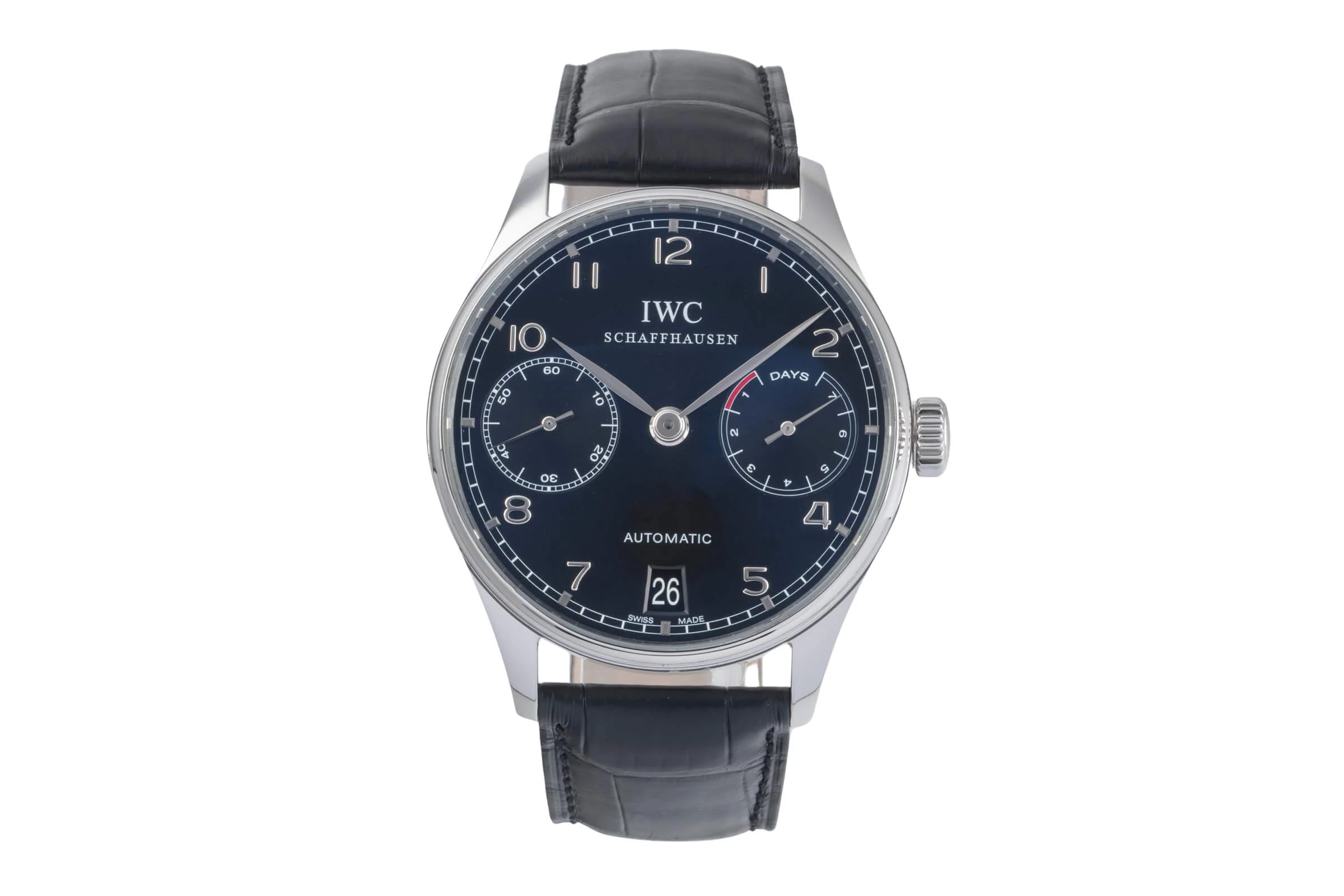 IWC Portugieser steel automatic men's watch IW500109 LP: 14000EUR  [2500657] - Image 5