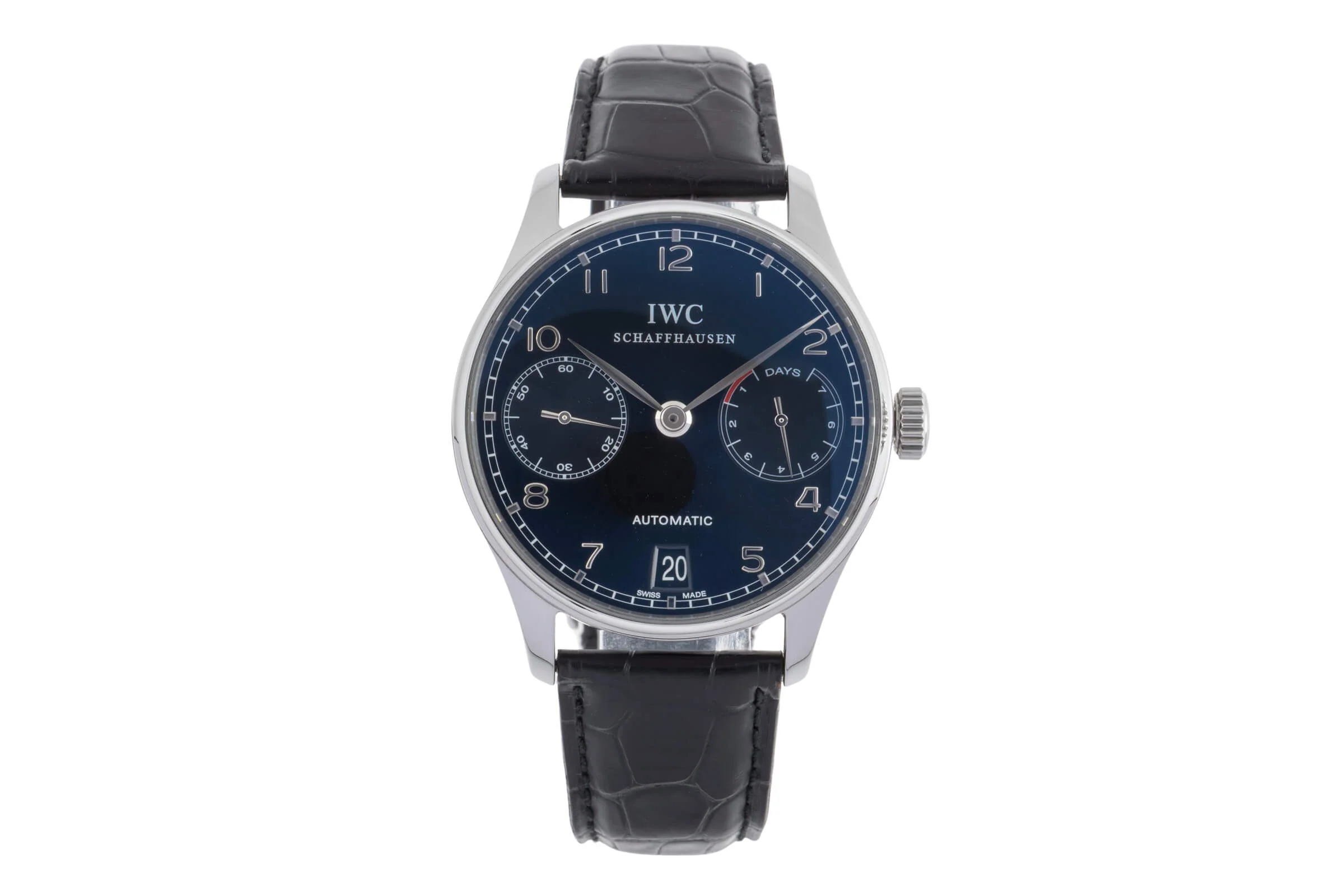 IWC Portugieser steel automatic men's watch IW500109 LP: 14000EUR  [2502386] - Image 5