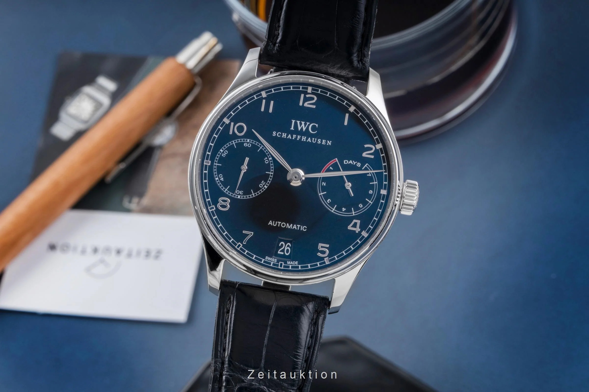 IWC Portugieser steel automatic men's watch IW500109 LP: 14000EUR  [2505733] - Image 2