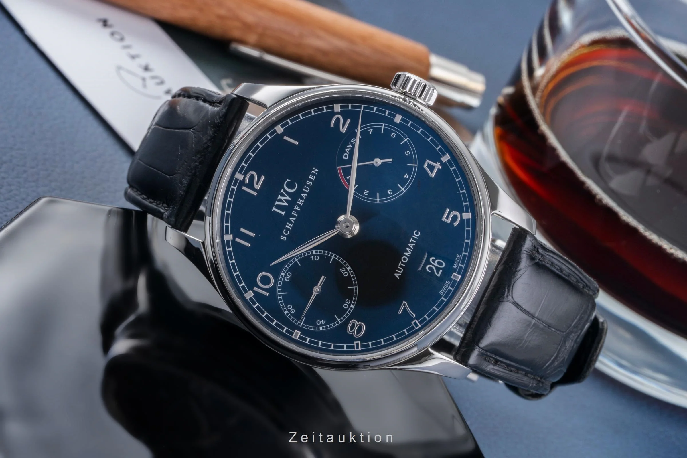 IWC Portugieser steel automatic men's watch IW500109 LP: 14000EUR  [2505733] - Image 3