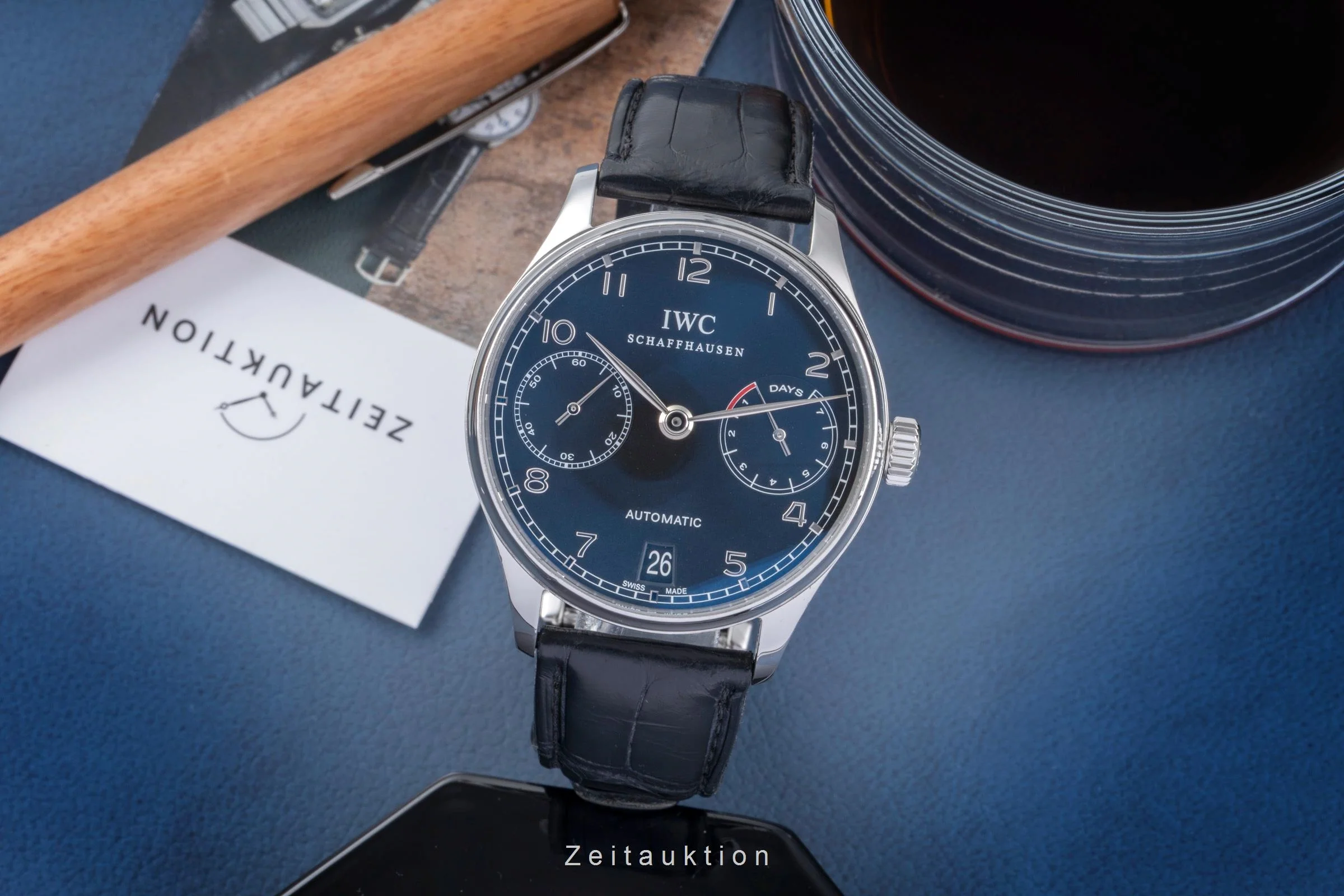 IWC Portugieser steel automatic men's watch IW500109 LP: 14000EUR  [2505733] - Image 4