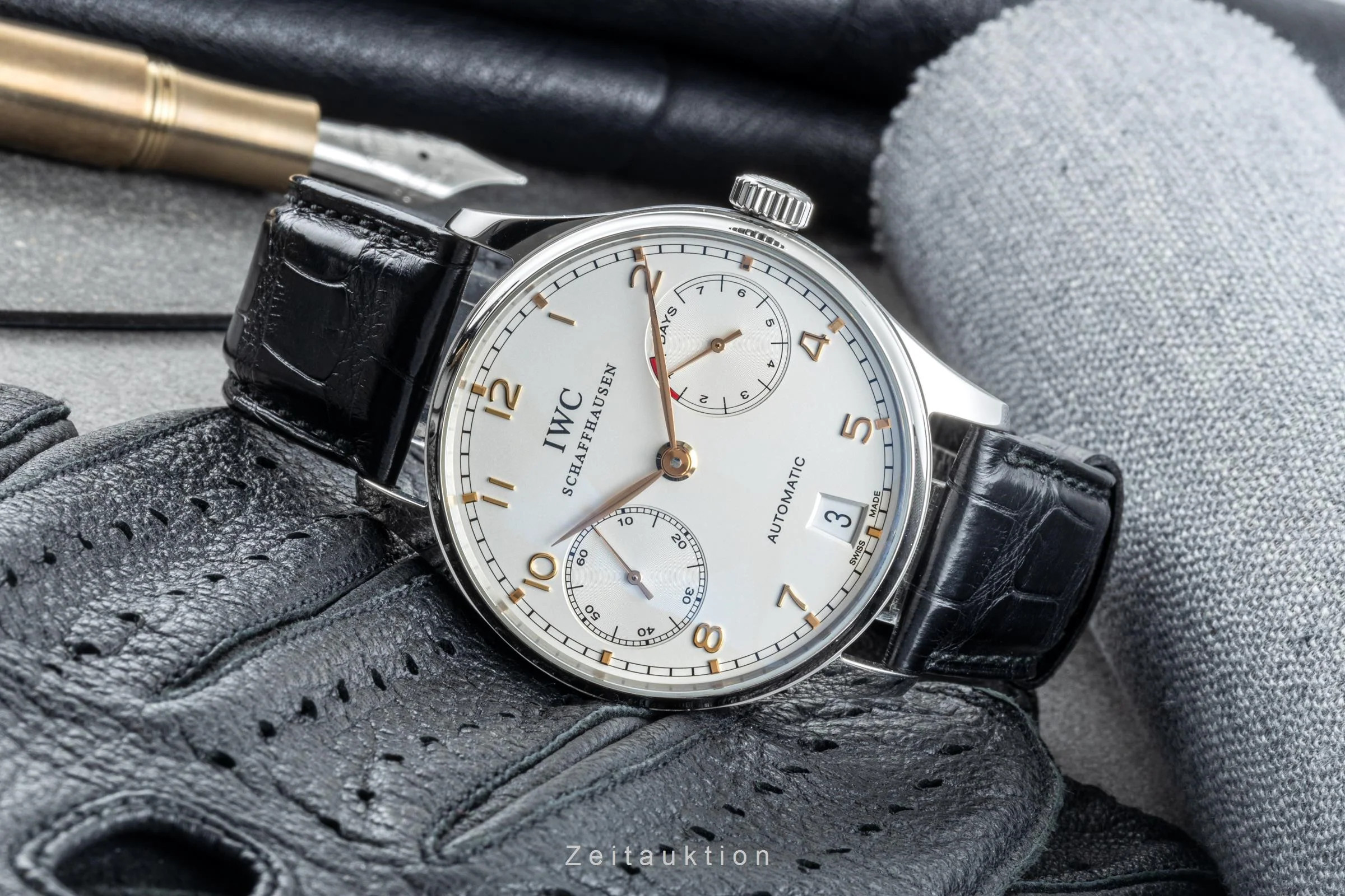 IWC Portugieser steel automatic men's watch IW500114 LP: 13300EUR  [2304582] - Image 2