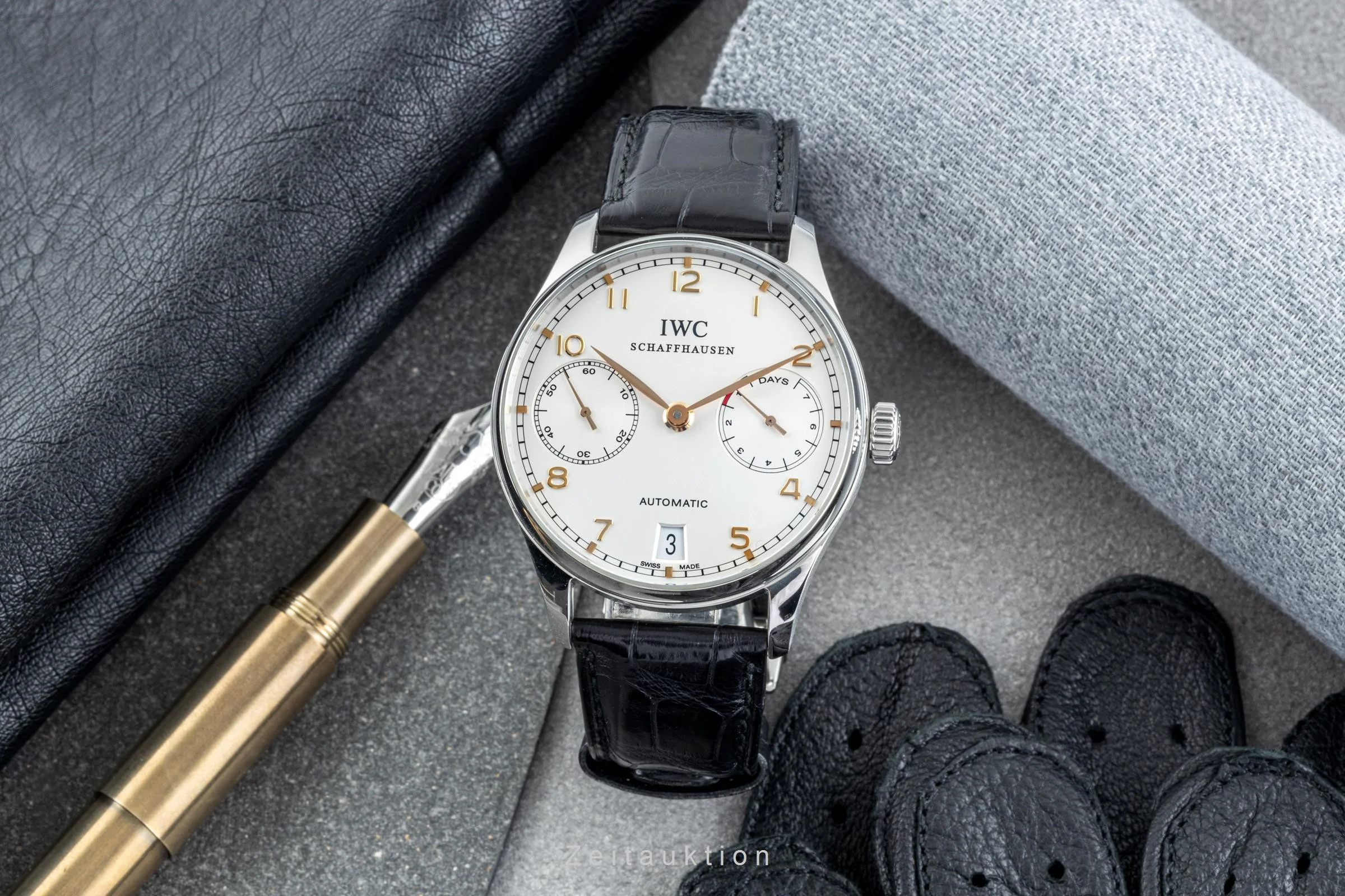 IWC Portugieser steel automatic men's watch IW500114 LP: 13300EUR  [2304582] - Image 3