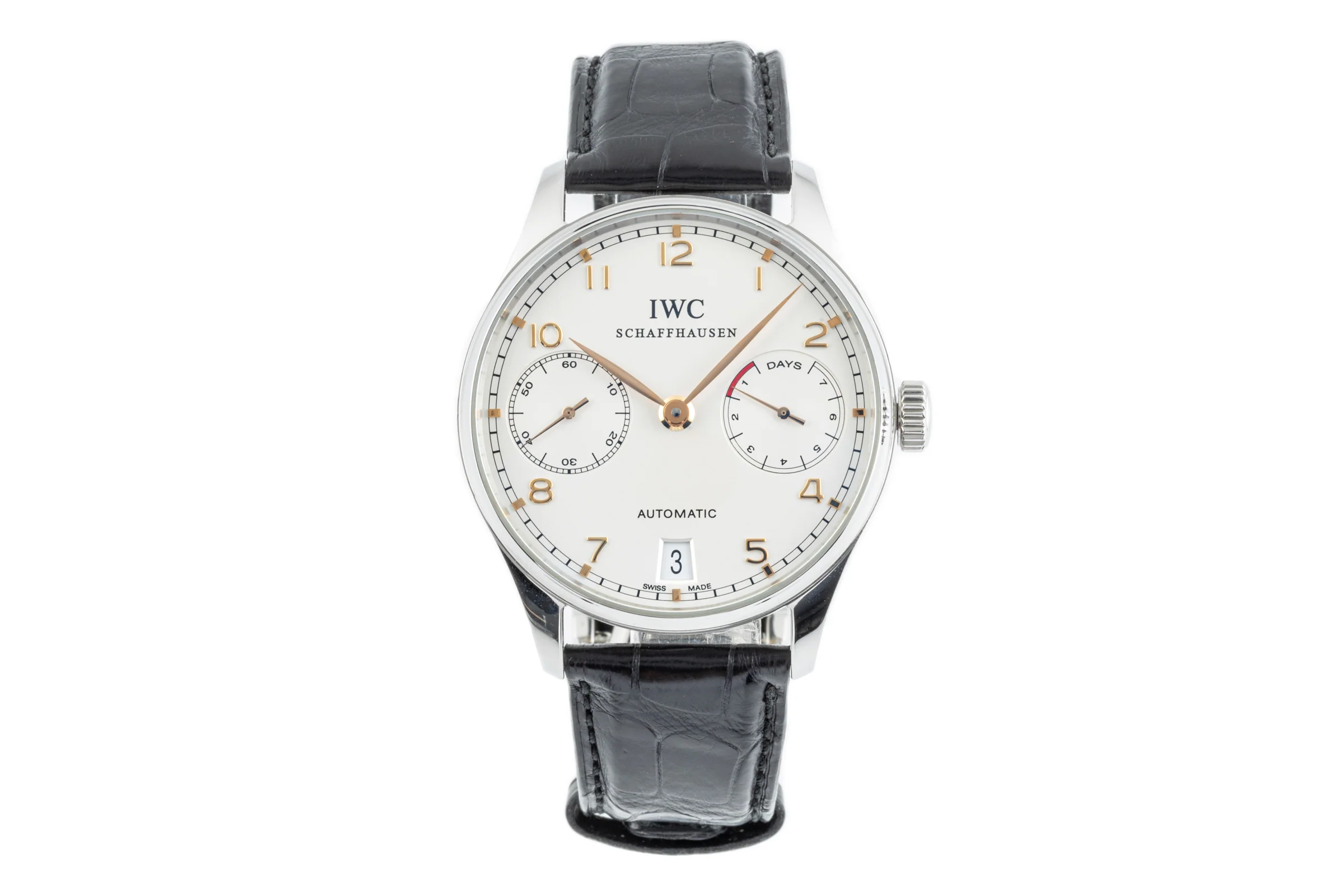 IWC Portugieser steel automatic men's watch IW500114 LP: 13300EUR  [2304582] - Image 4