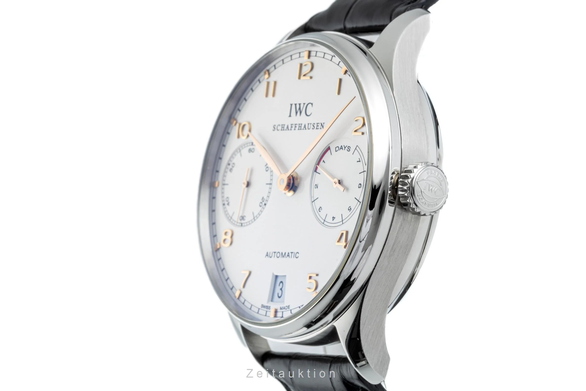 IWC Portugieser steel automatic men's watch IW500114 LP: 13300EUR  [2304582] - Image 6