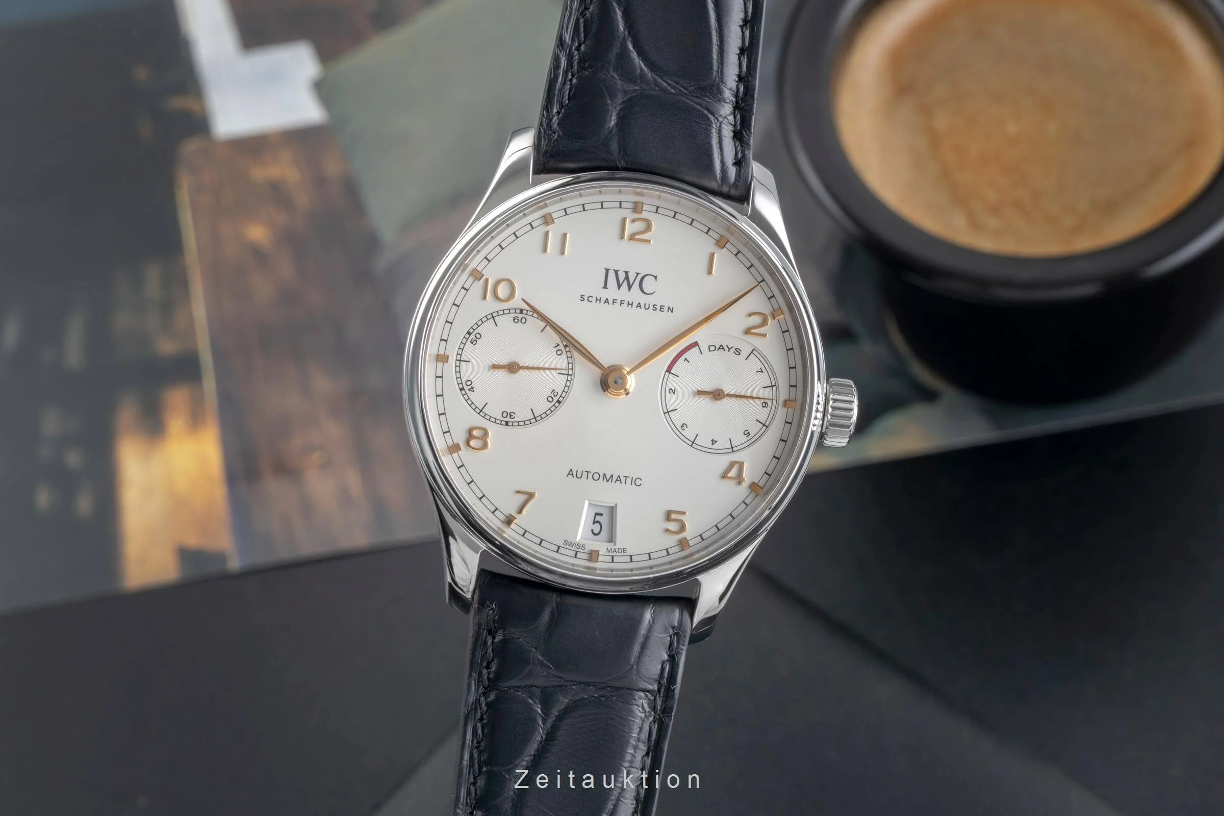 IWC Portugieser steel automatic men's watch IW500704 LP: 14000EUR  [2501367] - Image 2