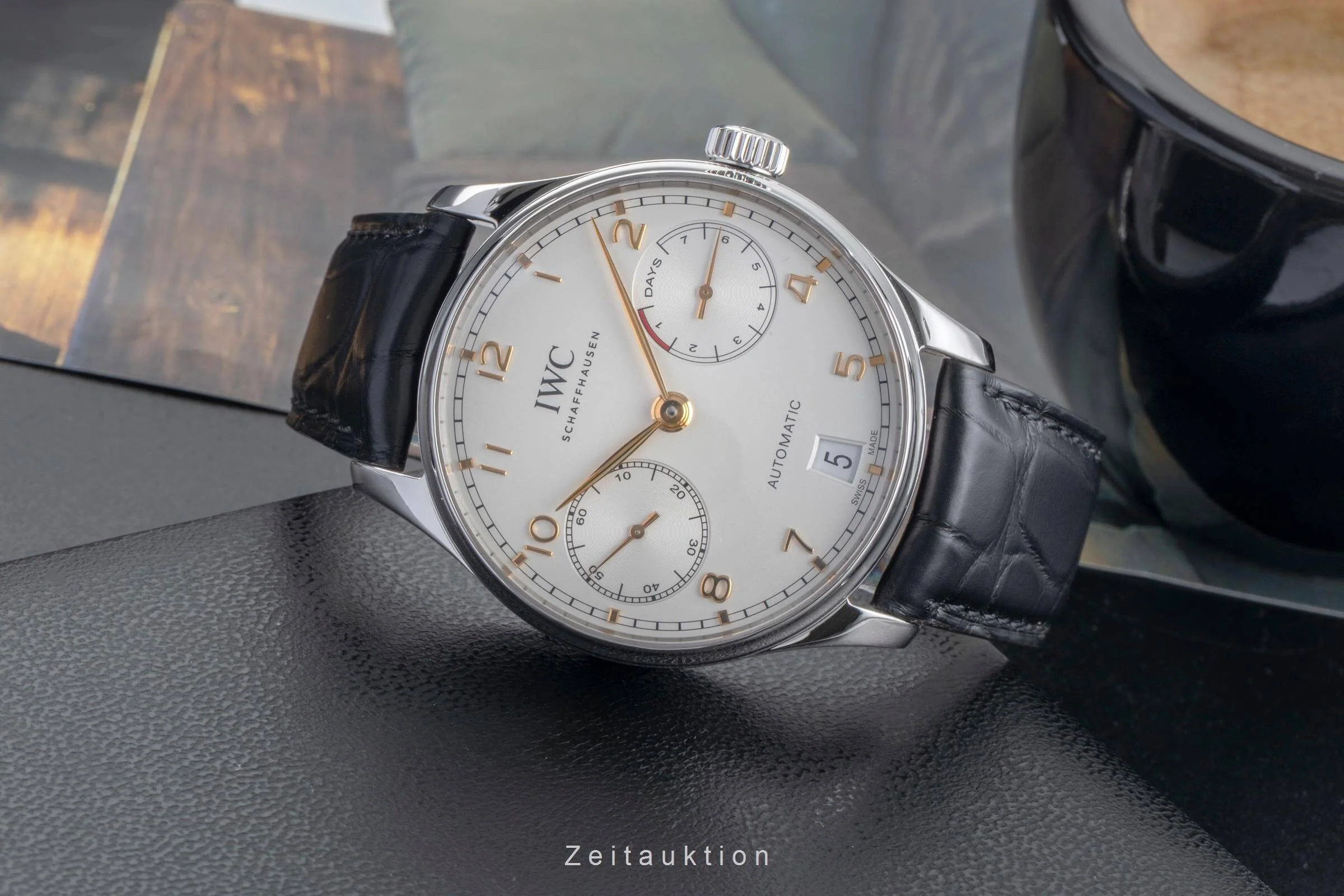 IWC Portugieser steel automatic men's watch IW500704 LP: 14000EUR  [2501367] - Image 3