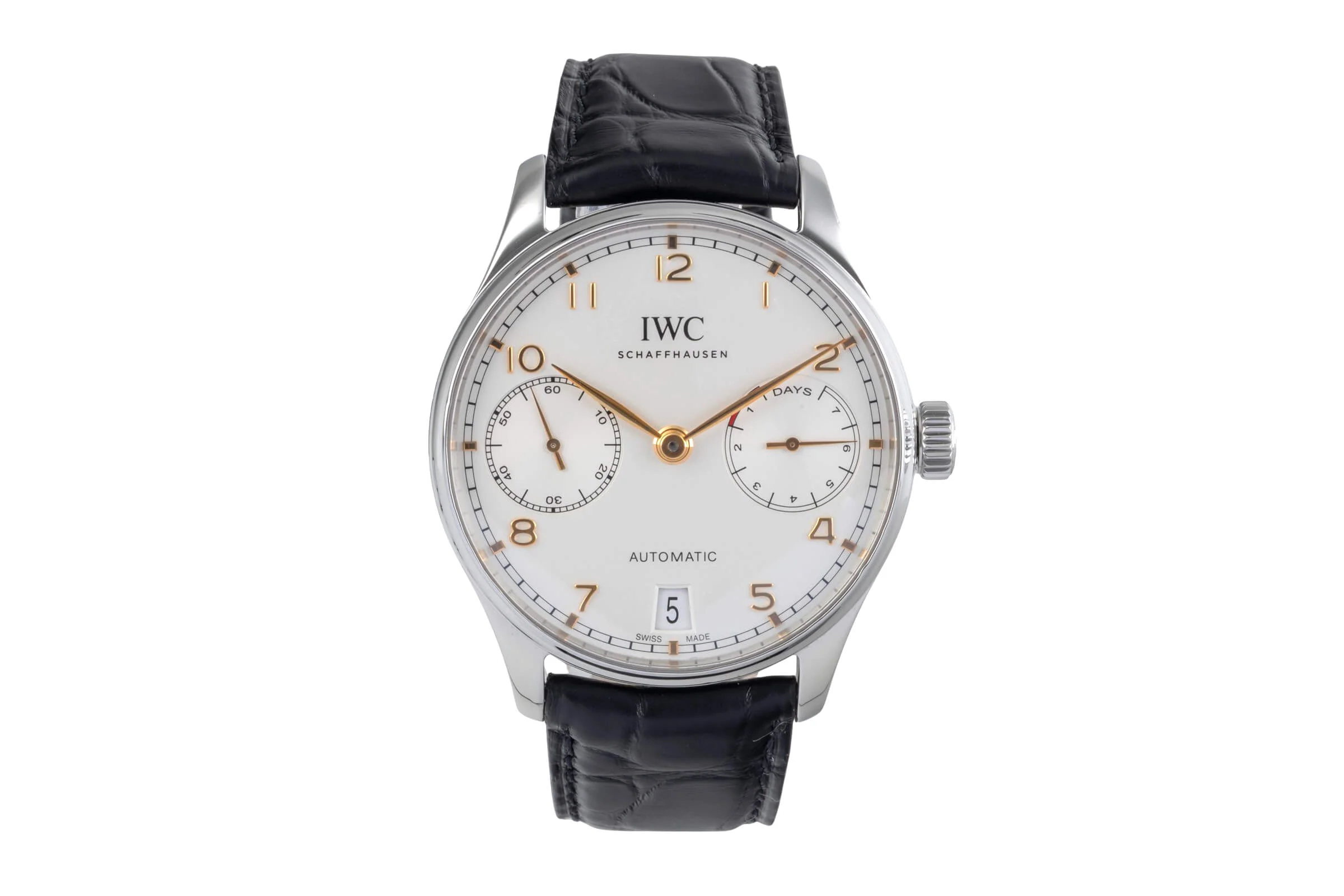IWC Portugieser steel automatic men's watch IW500704 LP: 14000EUR  [2501367] - Image 5