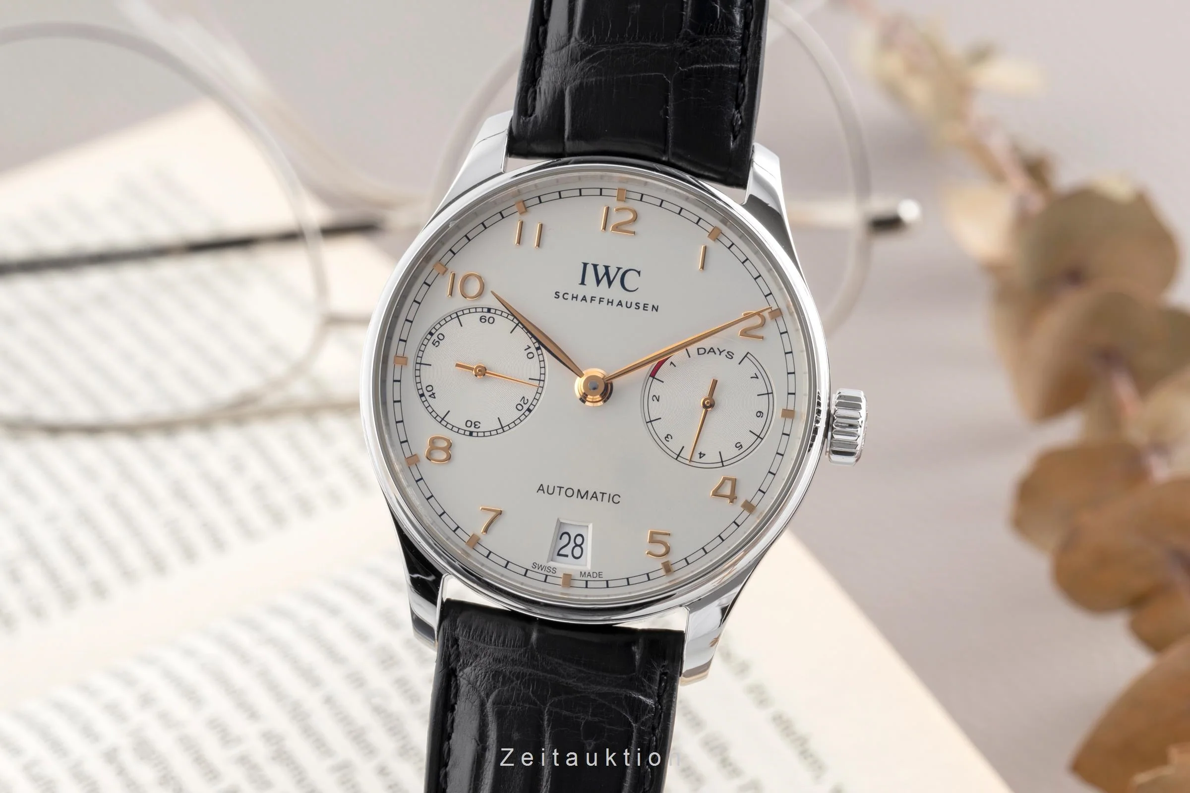 IWC Portugieser steel automatic men's watch IW500704 LP: 14000EUR  [2502735] - Image 2