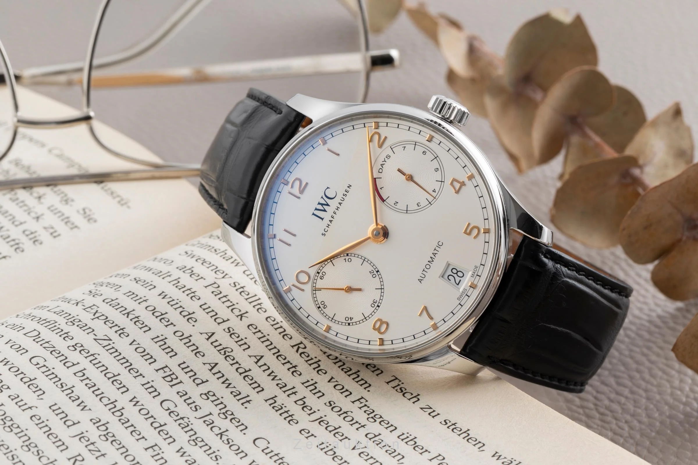 IWC Portugieser steel automatic men's watch IW500704 LP: 14000EUR  [2502735] - Image 3