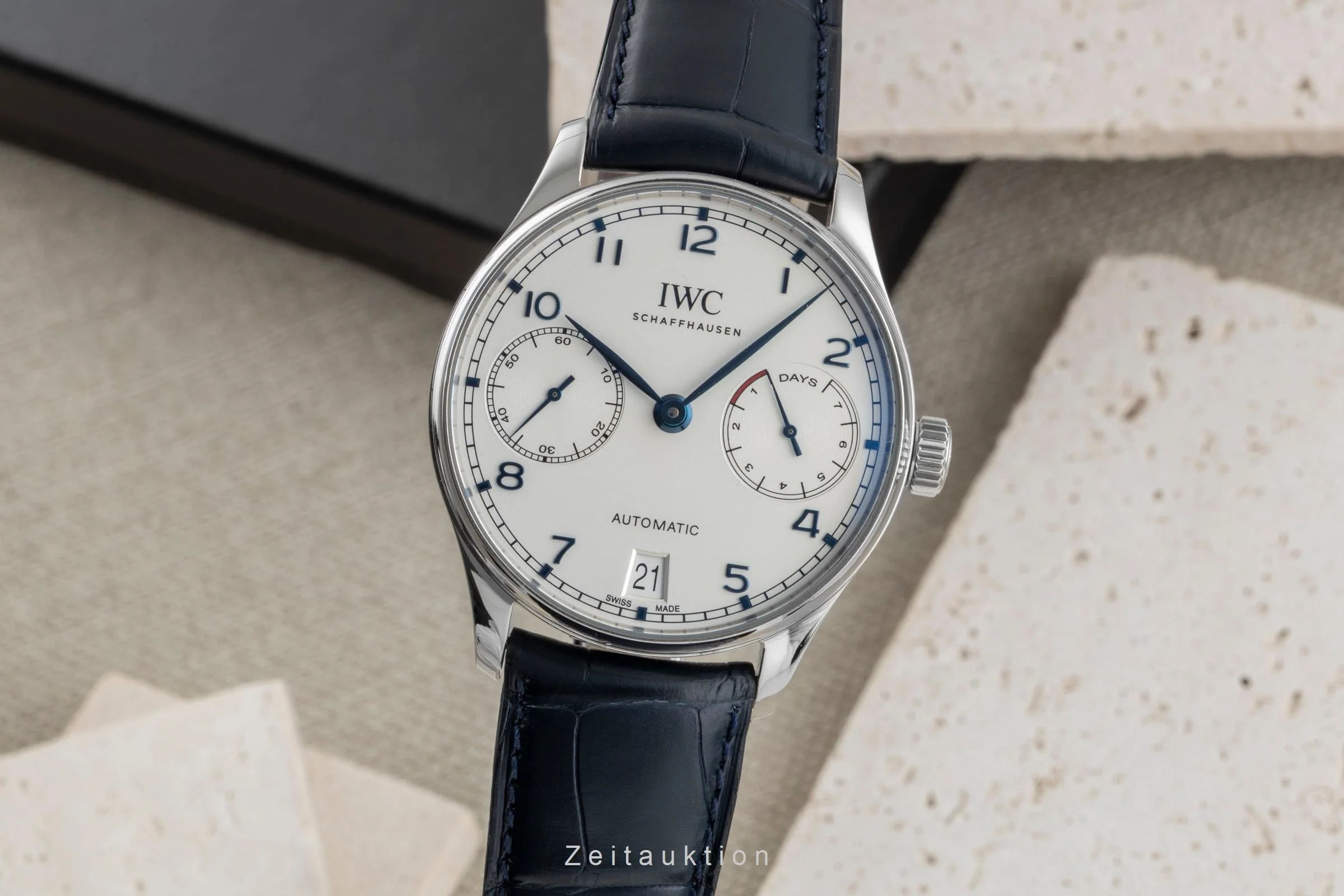 IWC Portugieser steel automatic men's watch IW500705 LP: 14000EUR  [2506730] - Image 2