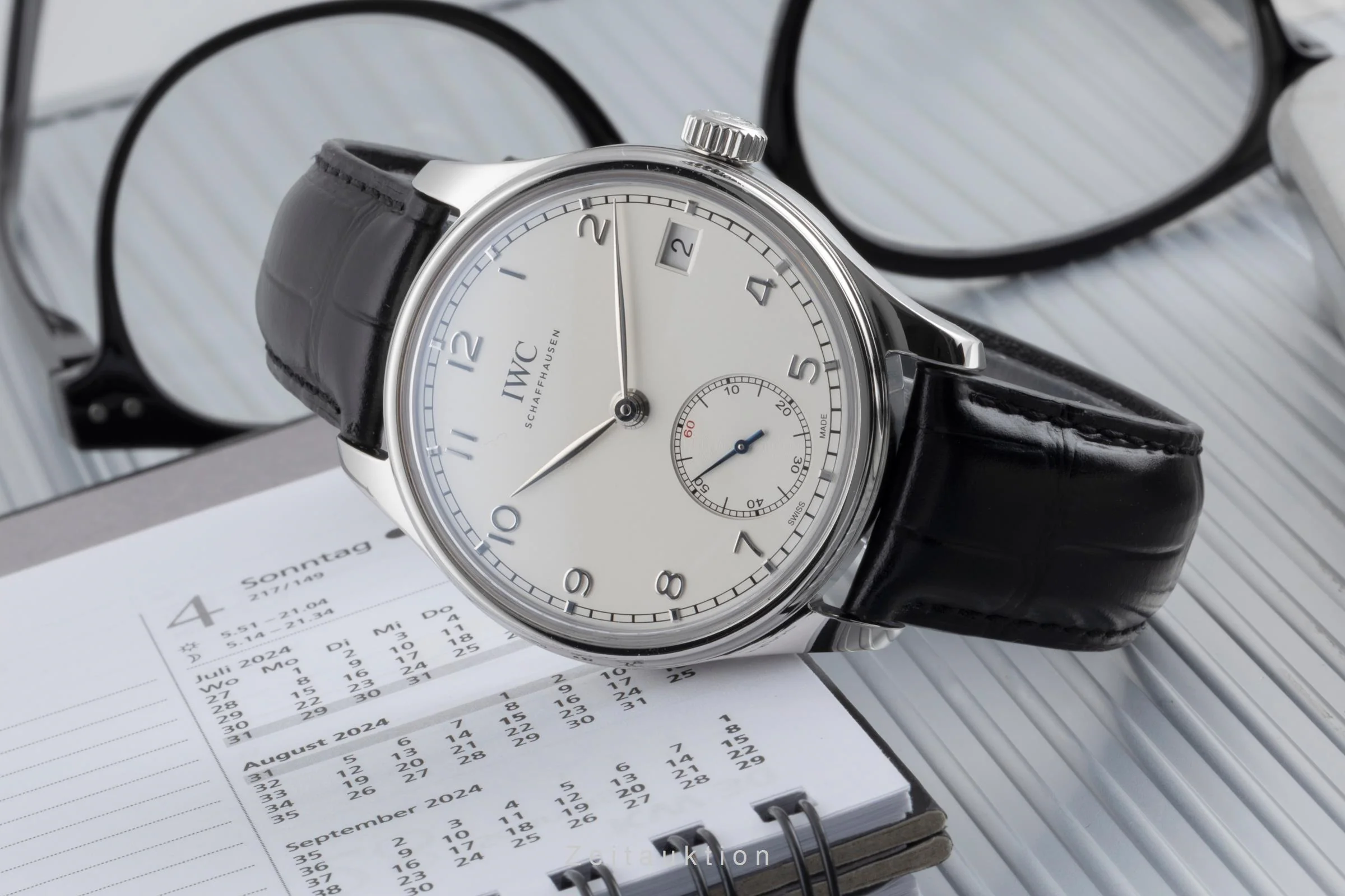 IWC Portugieser steel manual winding men's watch IW510203  [2504108] - Image 3
