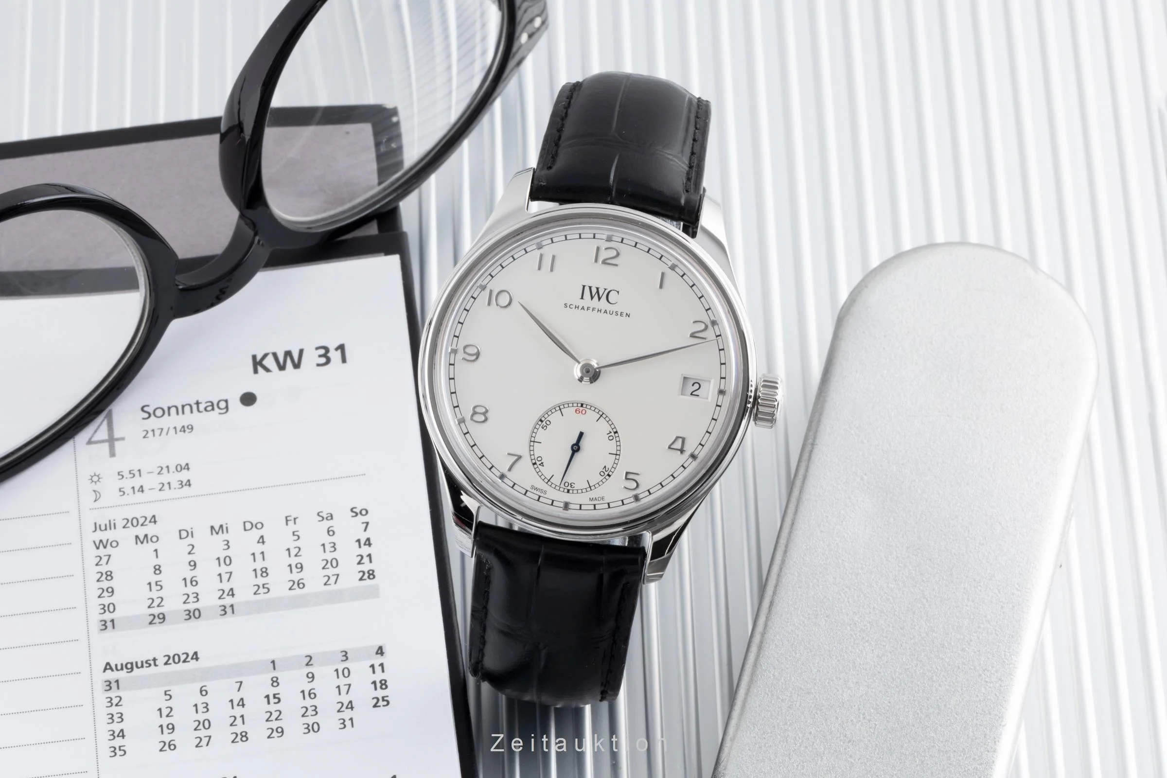 IWC Portugieser steel manual winding men's watch IW510203  [2504108] - Image 4