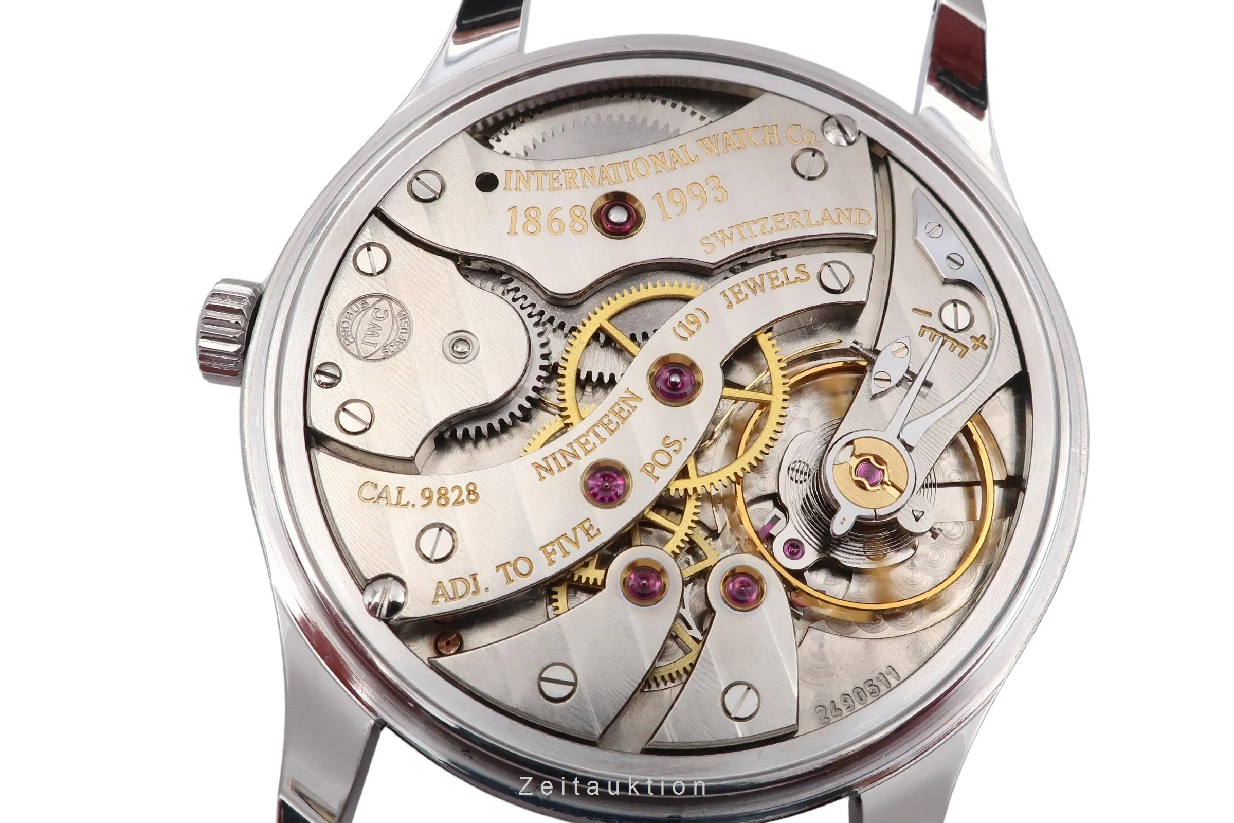 IWC Portugieser steel manual winding men's watch IW544101  [2503629] - Image 14
