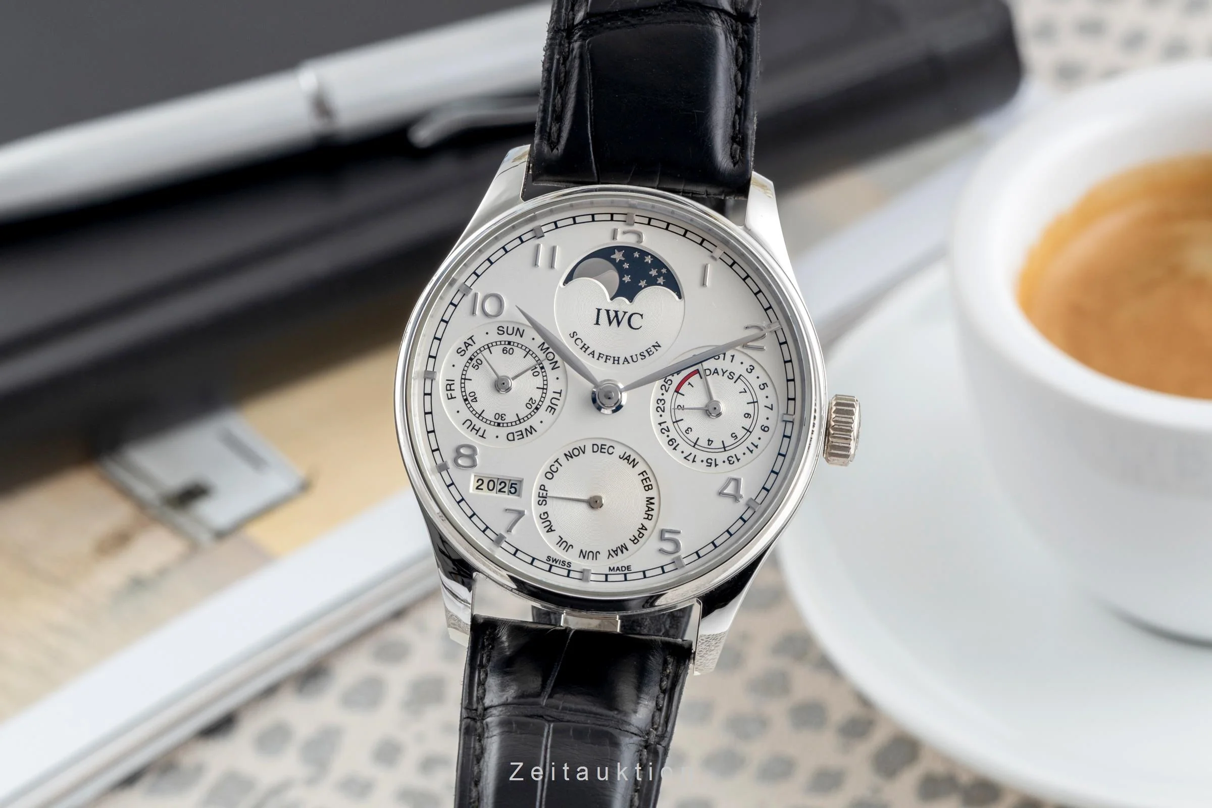 IWC Portuguese platinium automatic men's watch IW502219 LP: 54600EUR Limited  [2504091] - Image 2